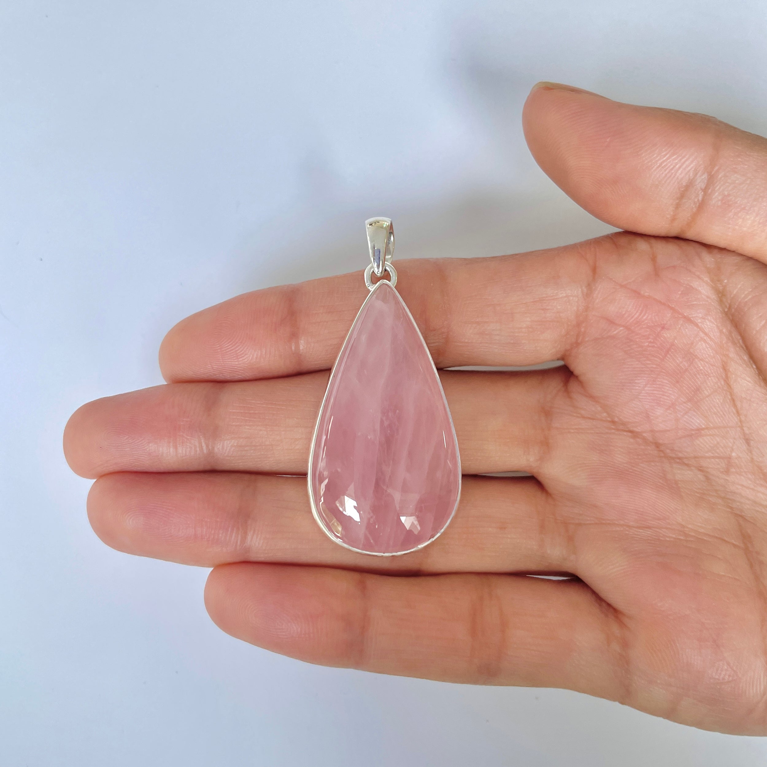 Rose Quartz Pendant-(RSQ-1-26)