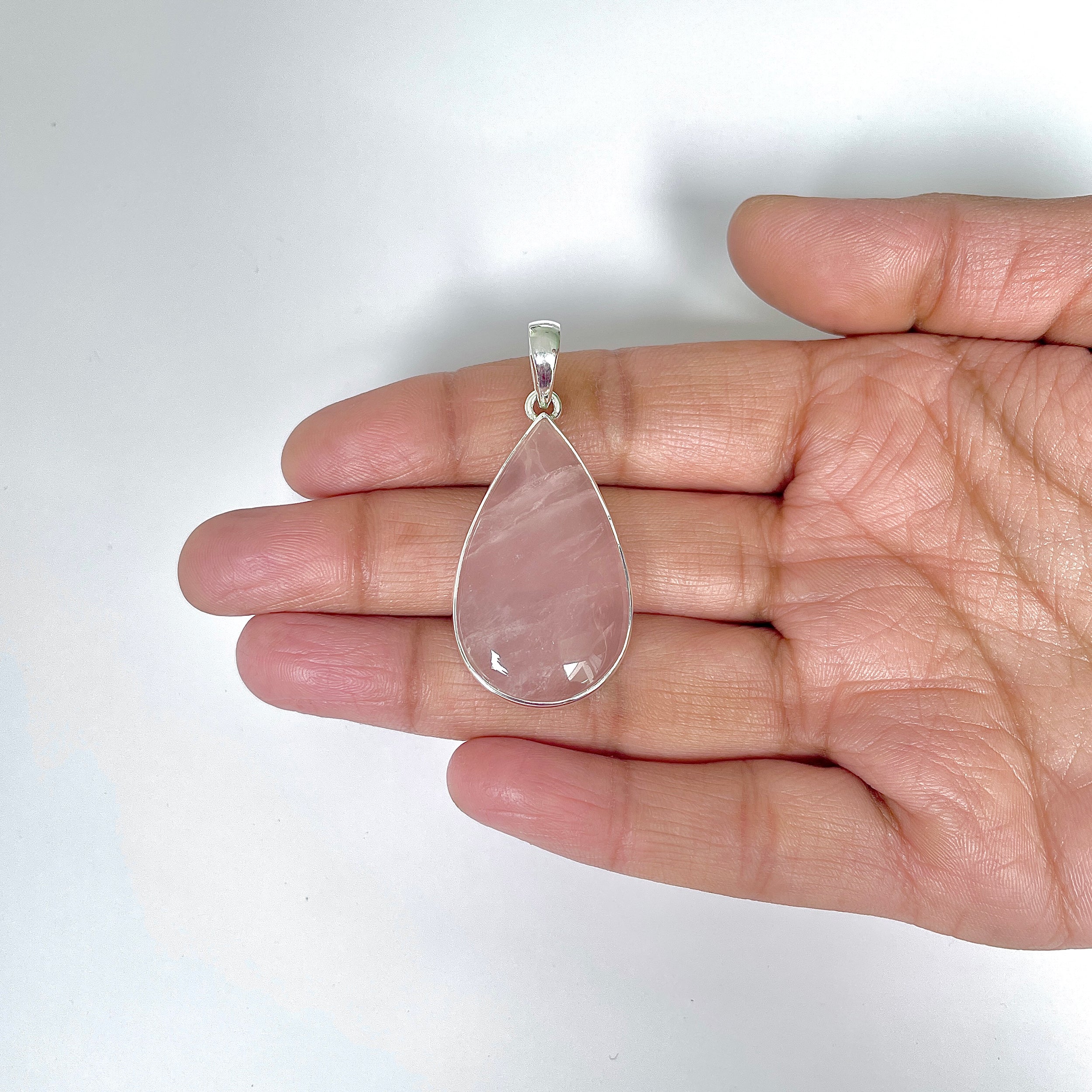 Rose Quartz Pendant-(RSQ-1-30)