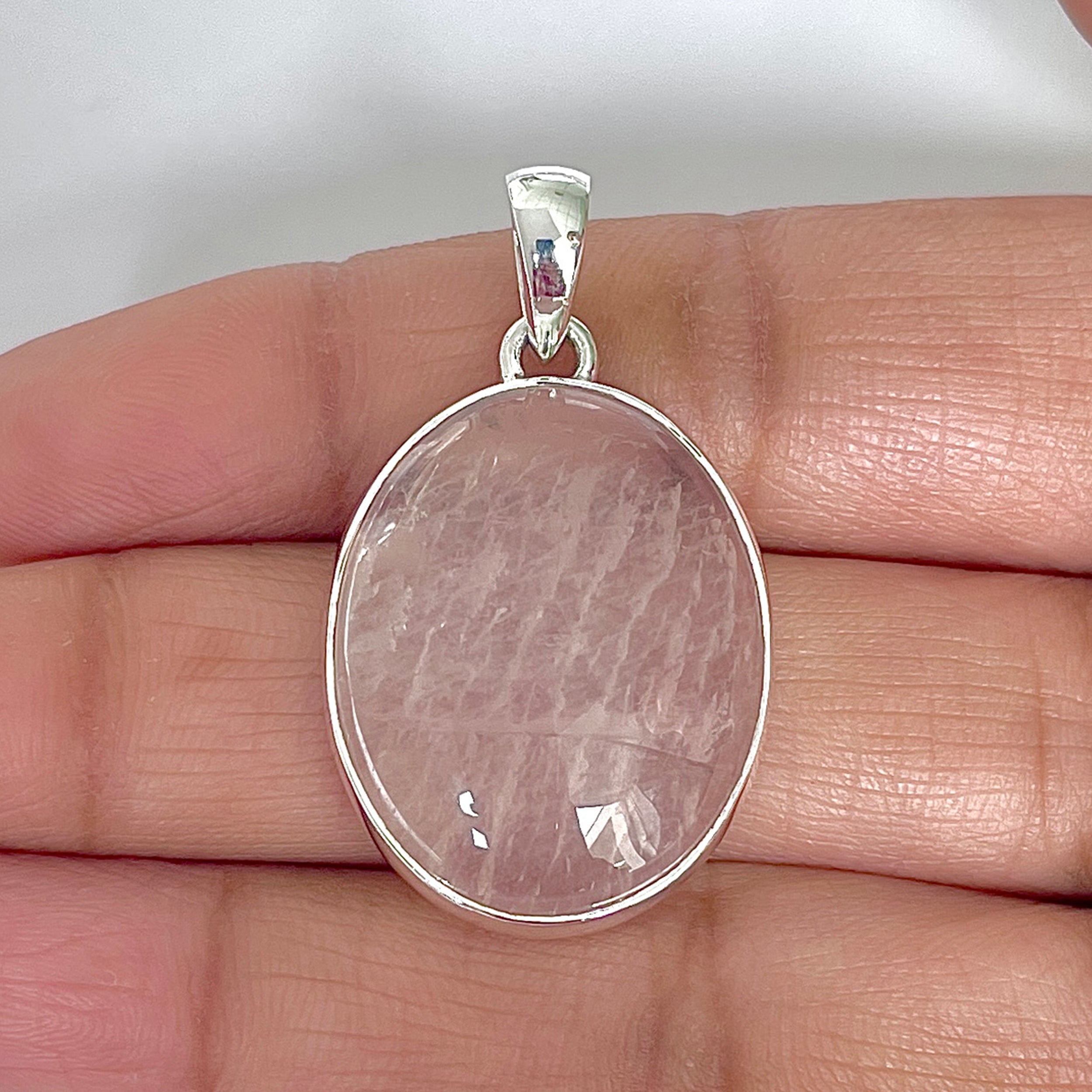 Rose Quartz Pendant-(RSQ-1-32)