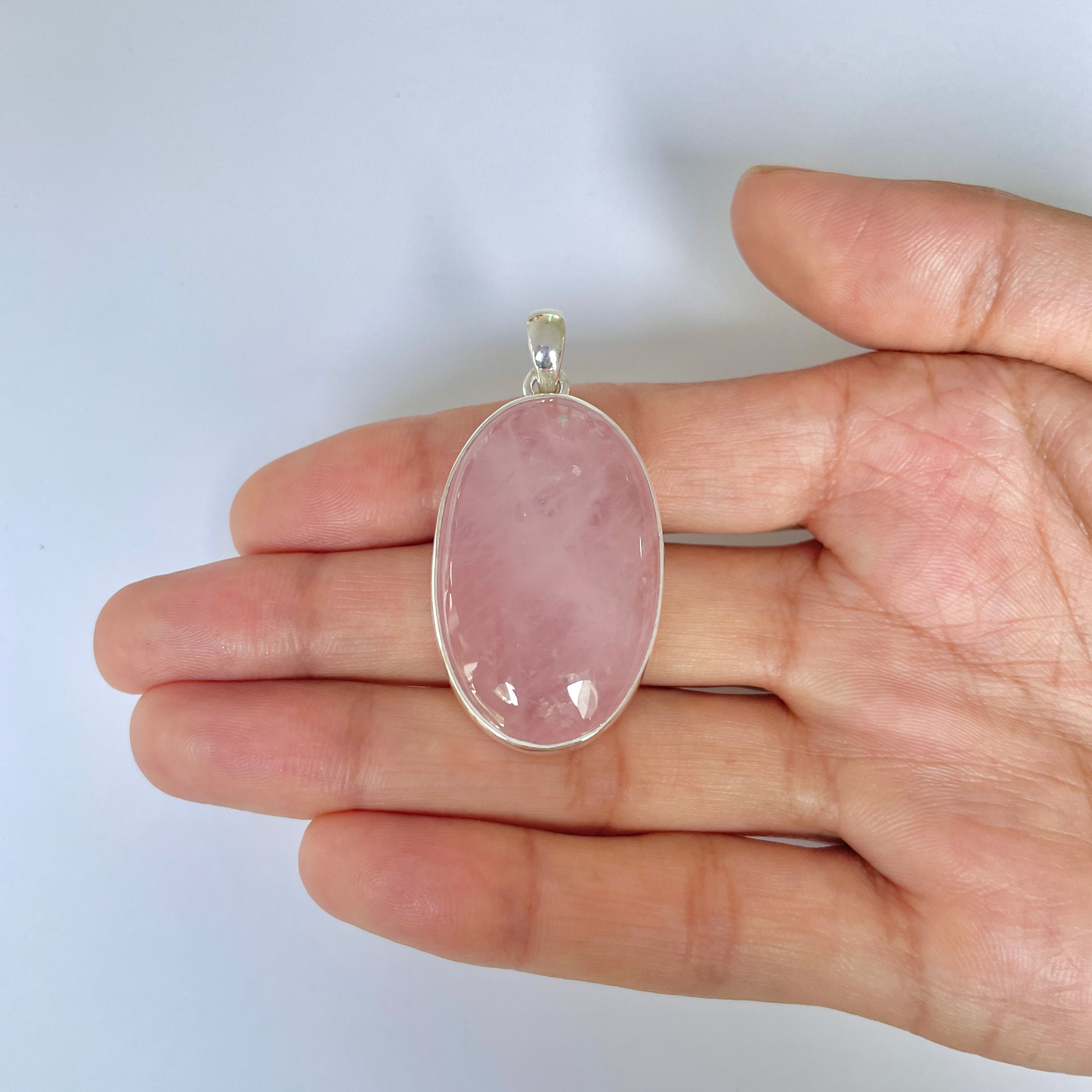 Rose Quartz Pendant-(RSQ-1-4)