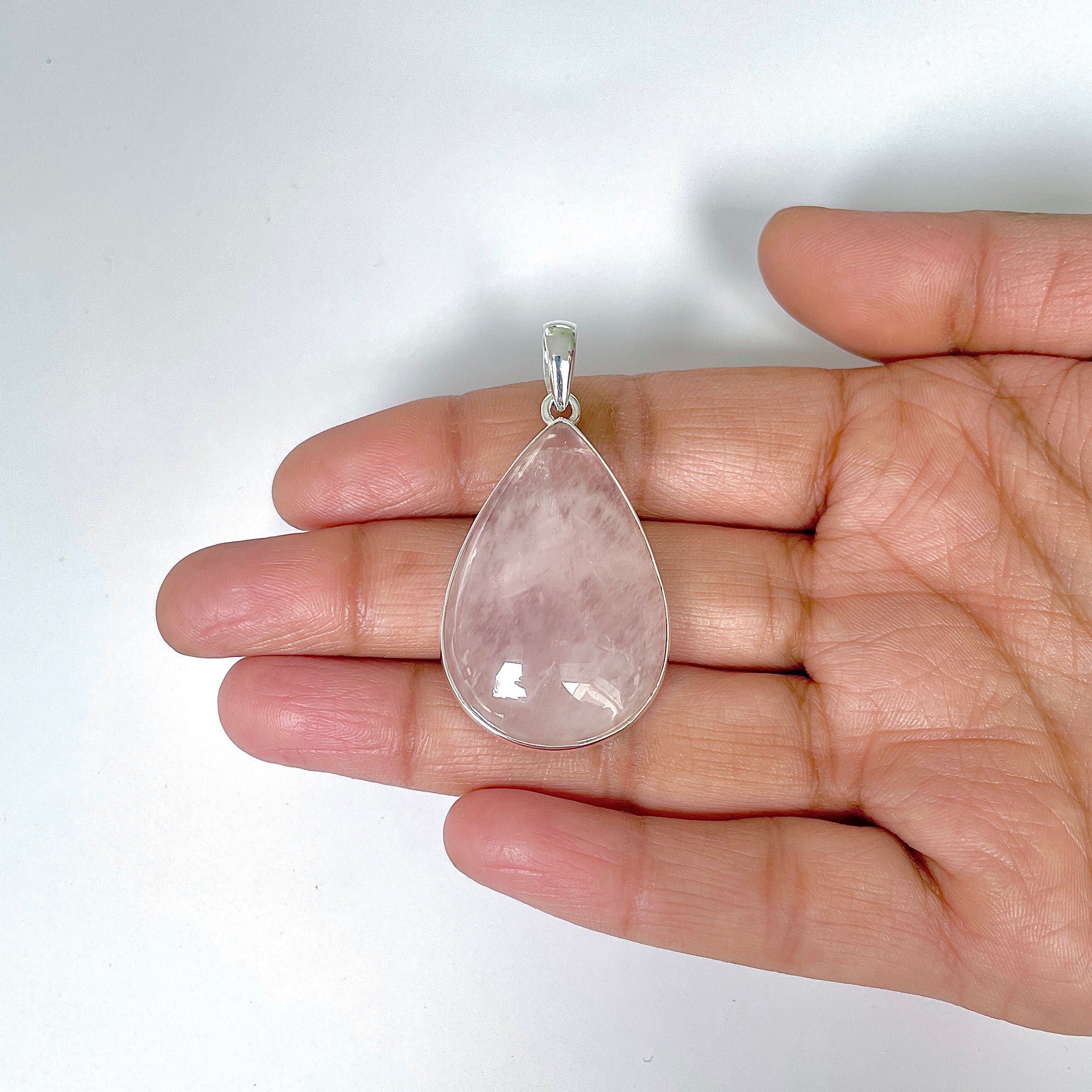 Rose Quartz Pendant-(RSQ-1-45)