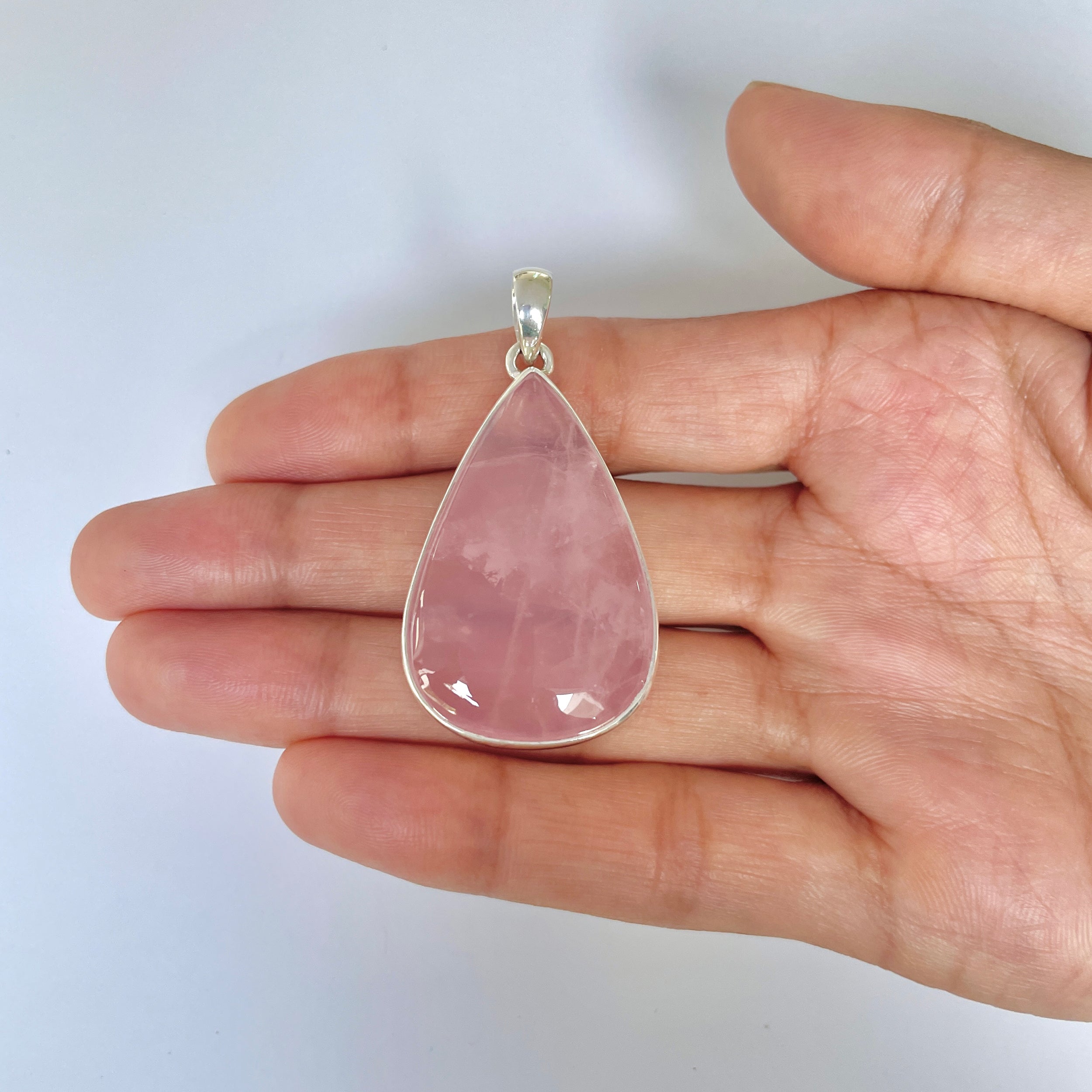 Rose Quartz Pendant-(RSQ-1-5)