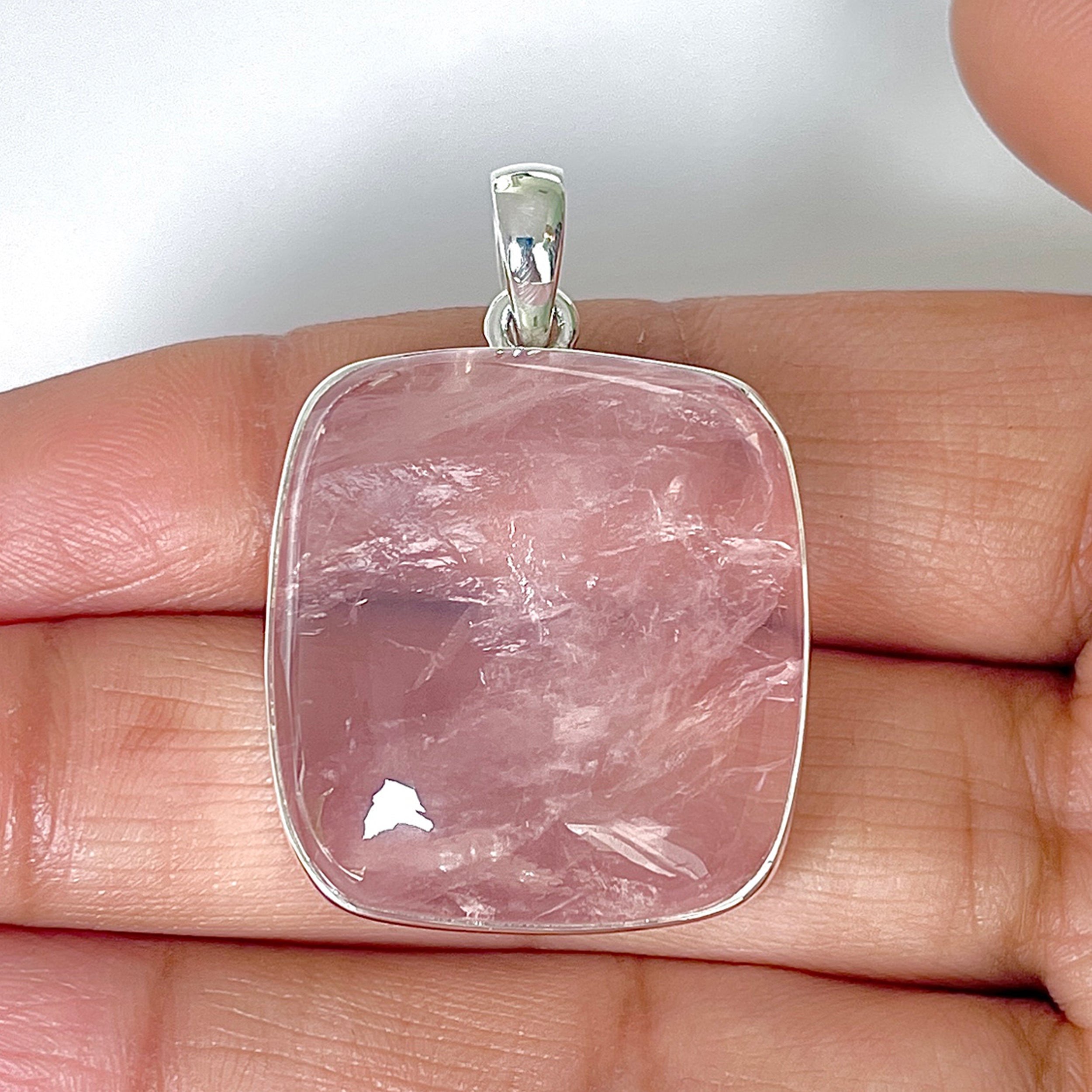 Rose Quartz Pendant-(RSQ-1-50)