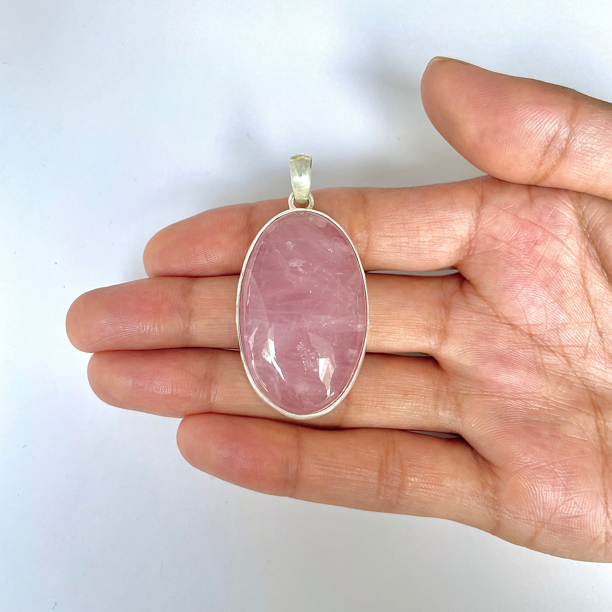 Rose Quartz Pendant-(RSQ-1-64)