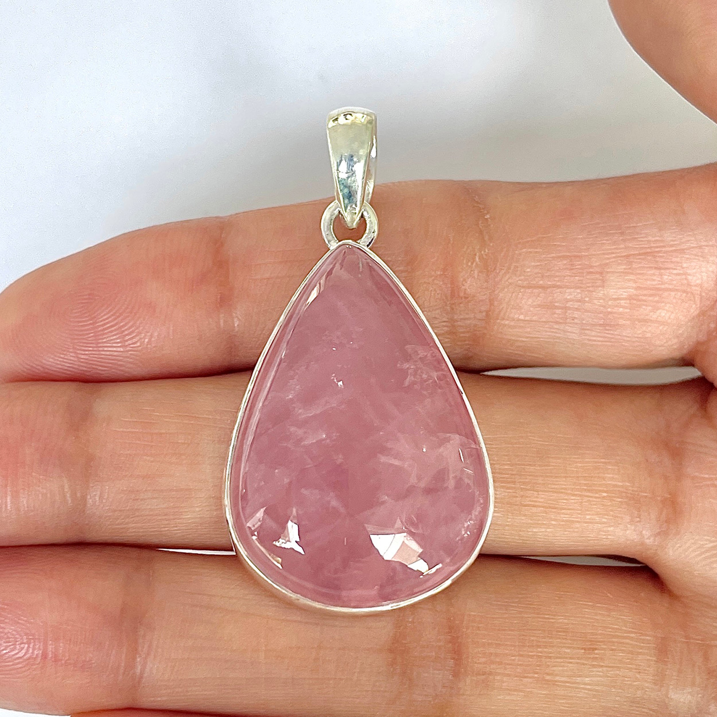Rose Quartz Pendant-(RSQ-1-65)