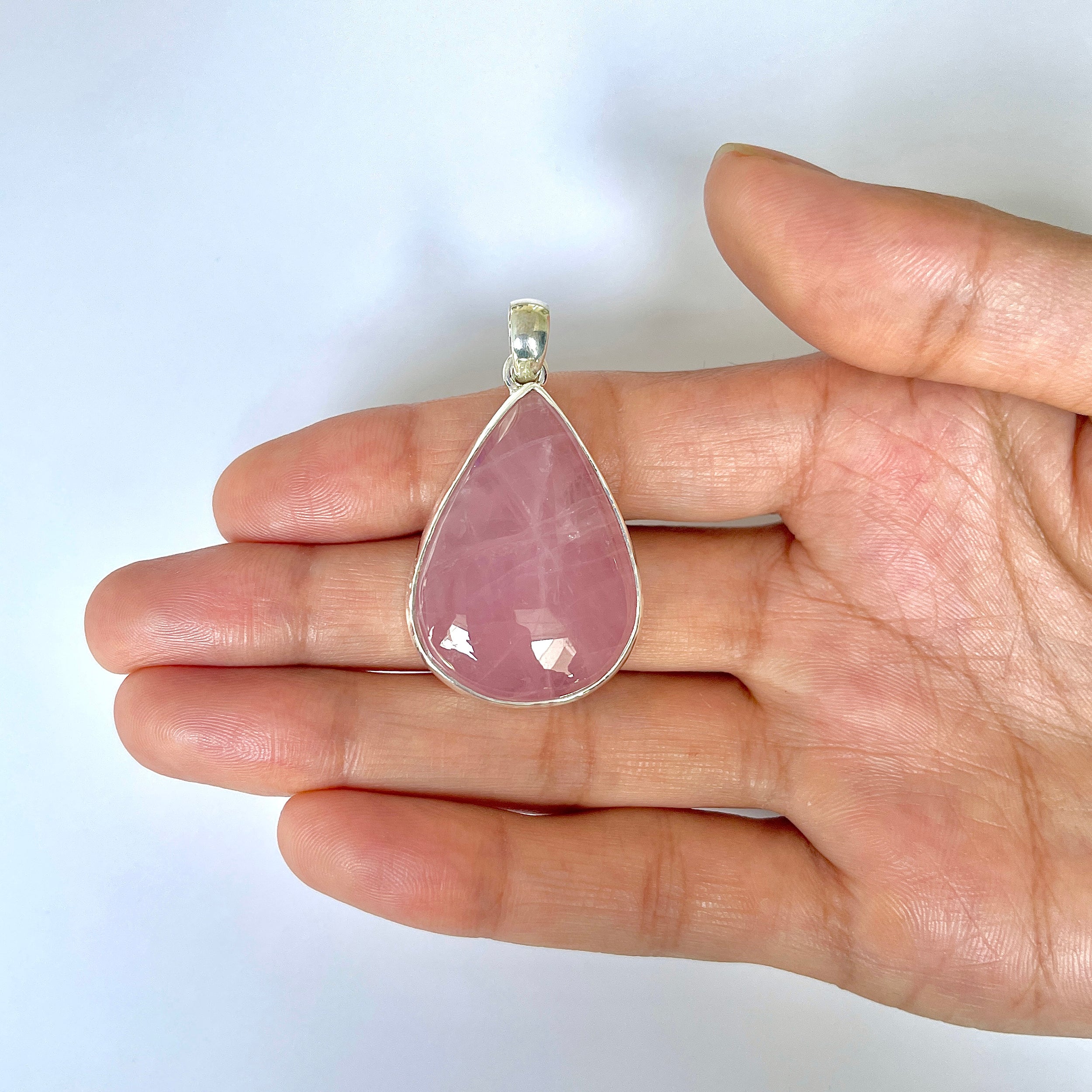 Rose Quartz Pendant-(RSQ-1-71)