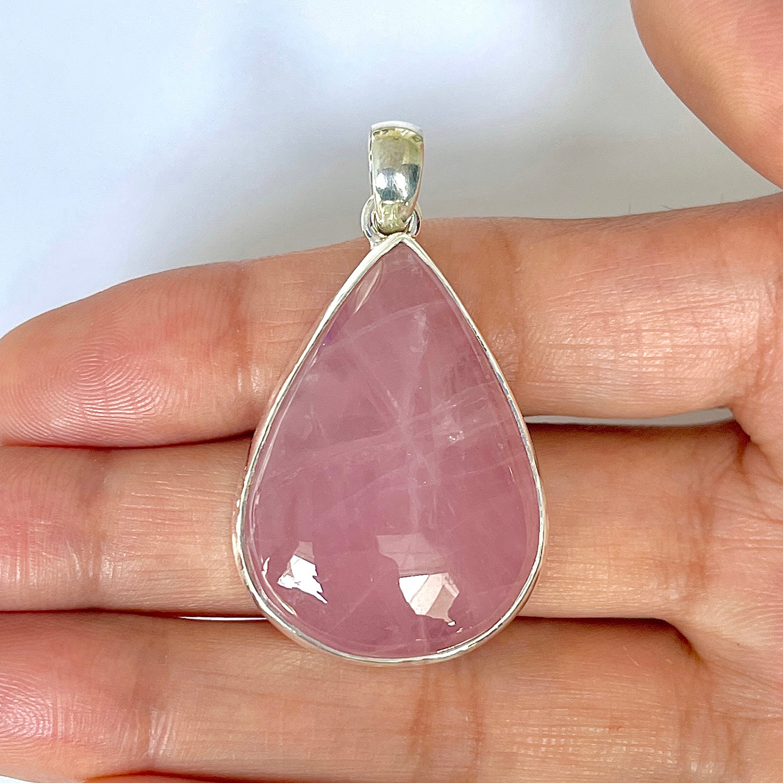 Rose Quartz Pendant-(RSQ-1-71)
