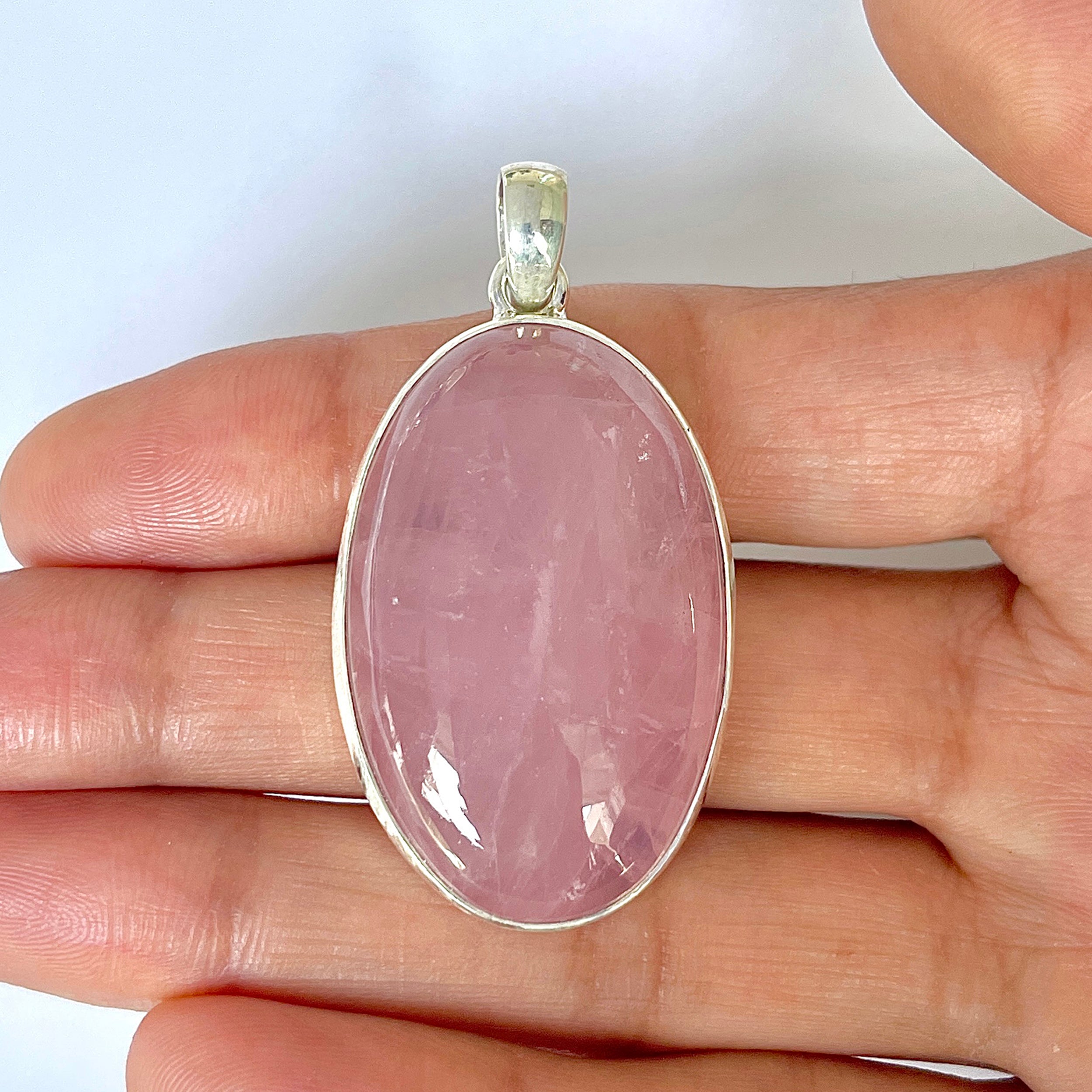 Rose Quartz Pendant-(RSQ-1-74)