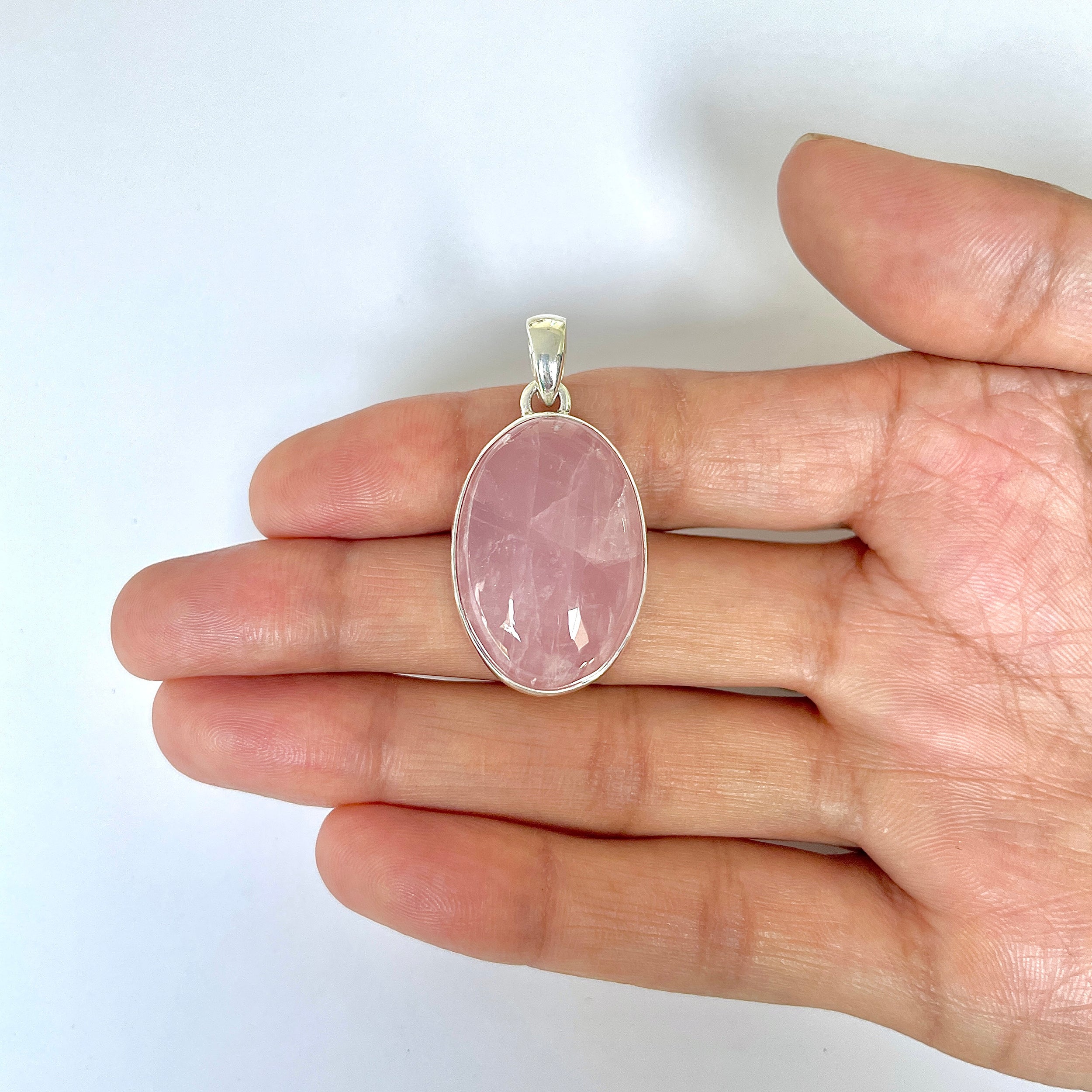 Rose Quartz Pendant-(RSQ-1-75)