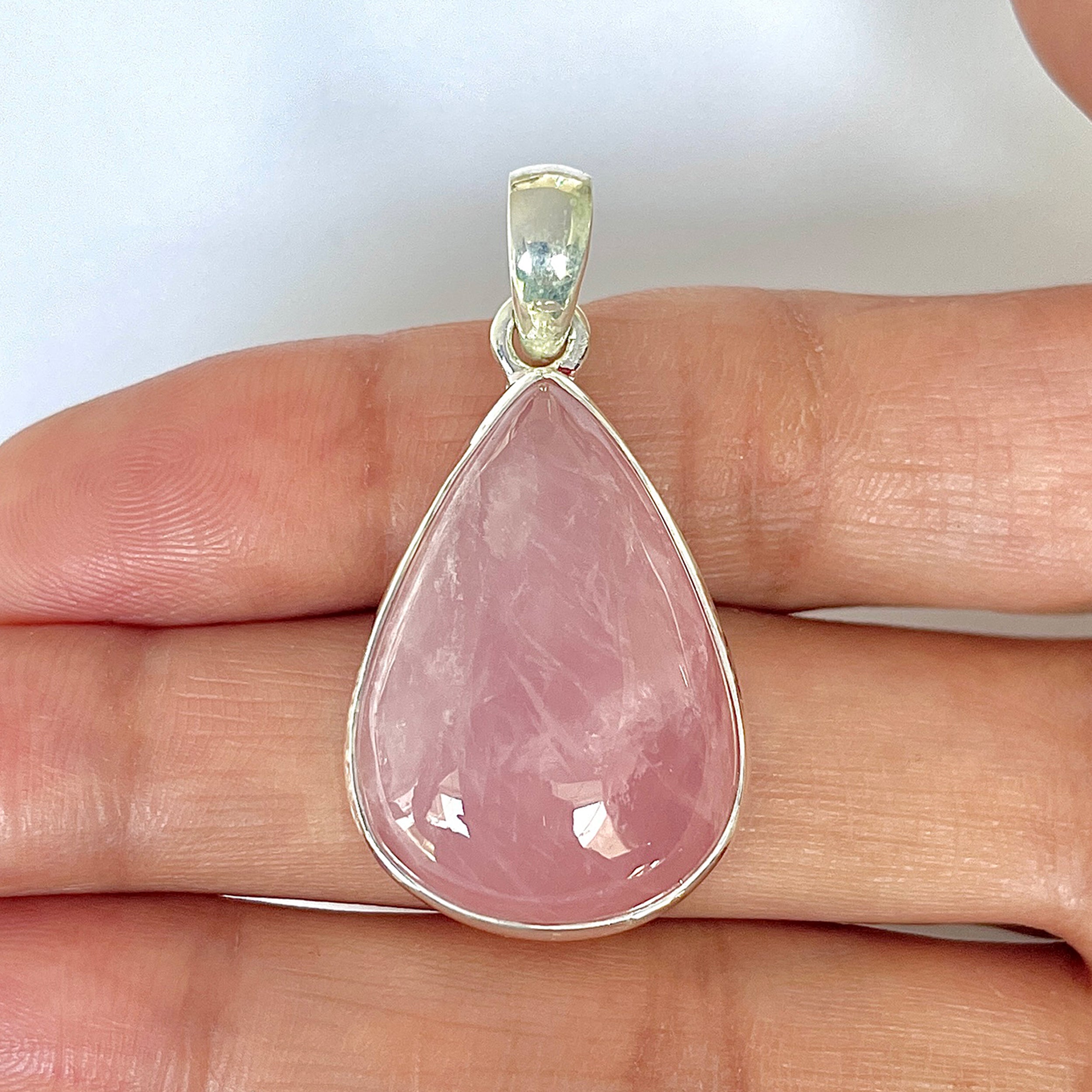 Rose Quartz Pendant-(RSQ-1-78)