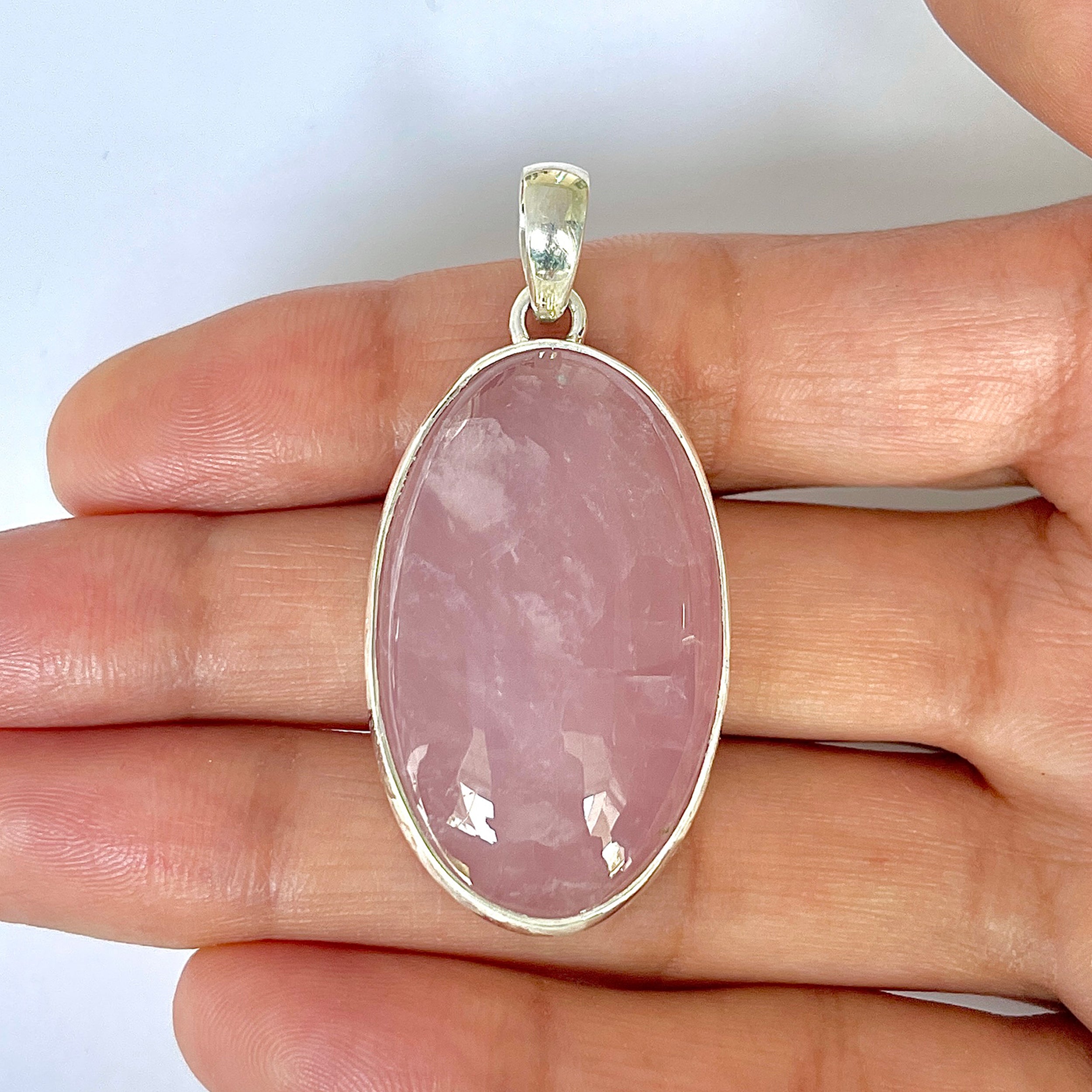 Rose Quartz Pendant-(RSQ-1-82)