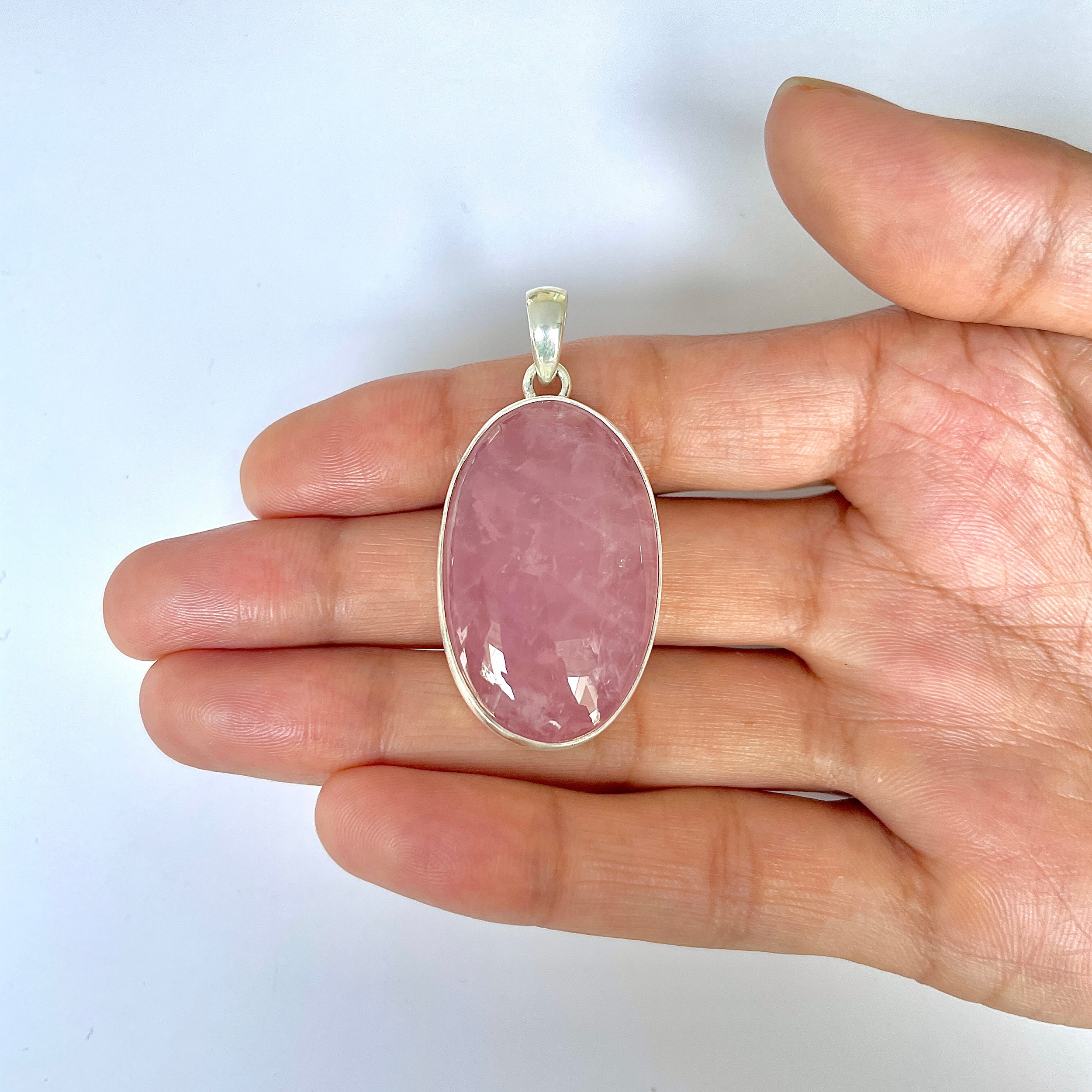 Rose Quartz Pendant-(RSQ-1-83)