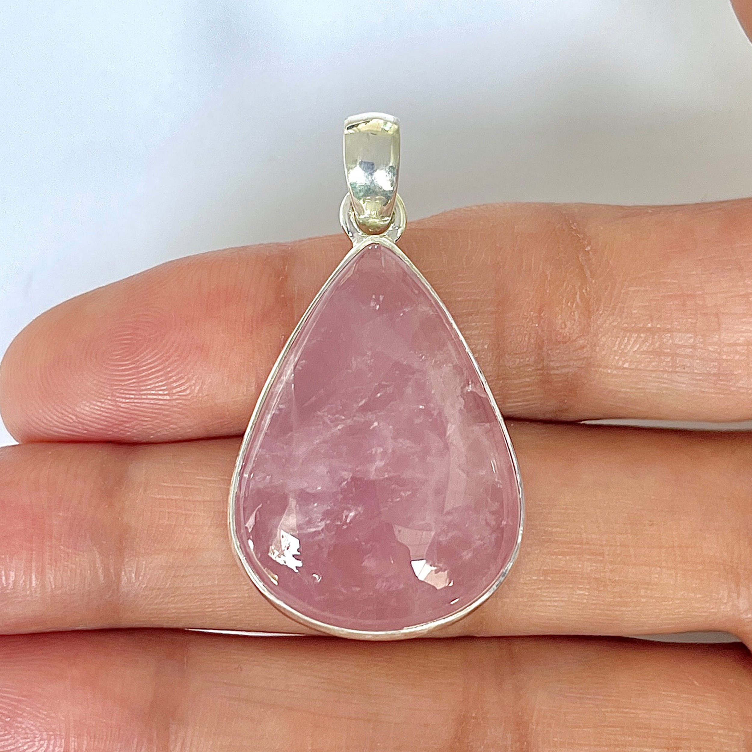 Rose Quartz Pendant-(RSQ-1-85)