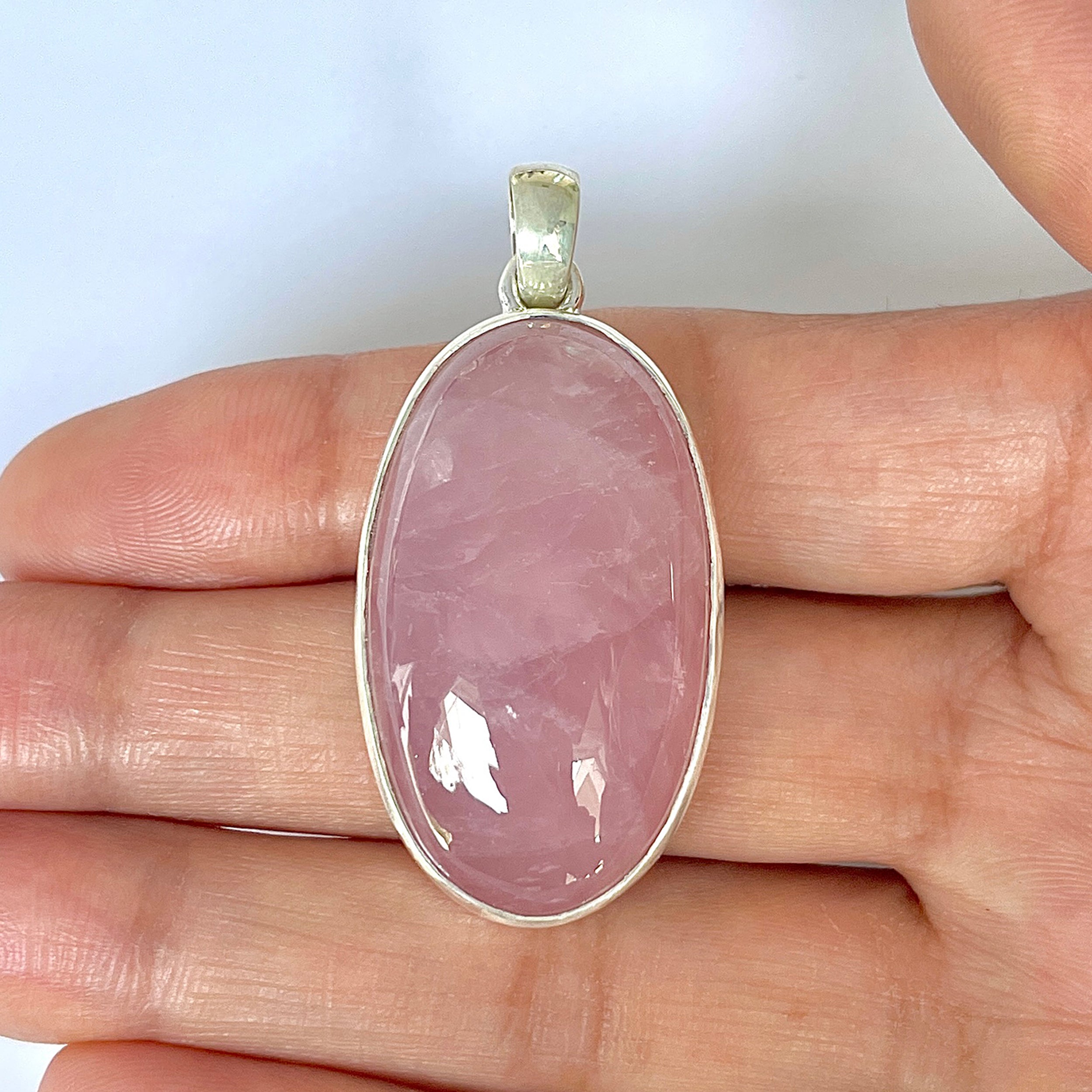 Rose Quartz Pendant-(RSQ-1-93)