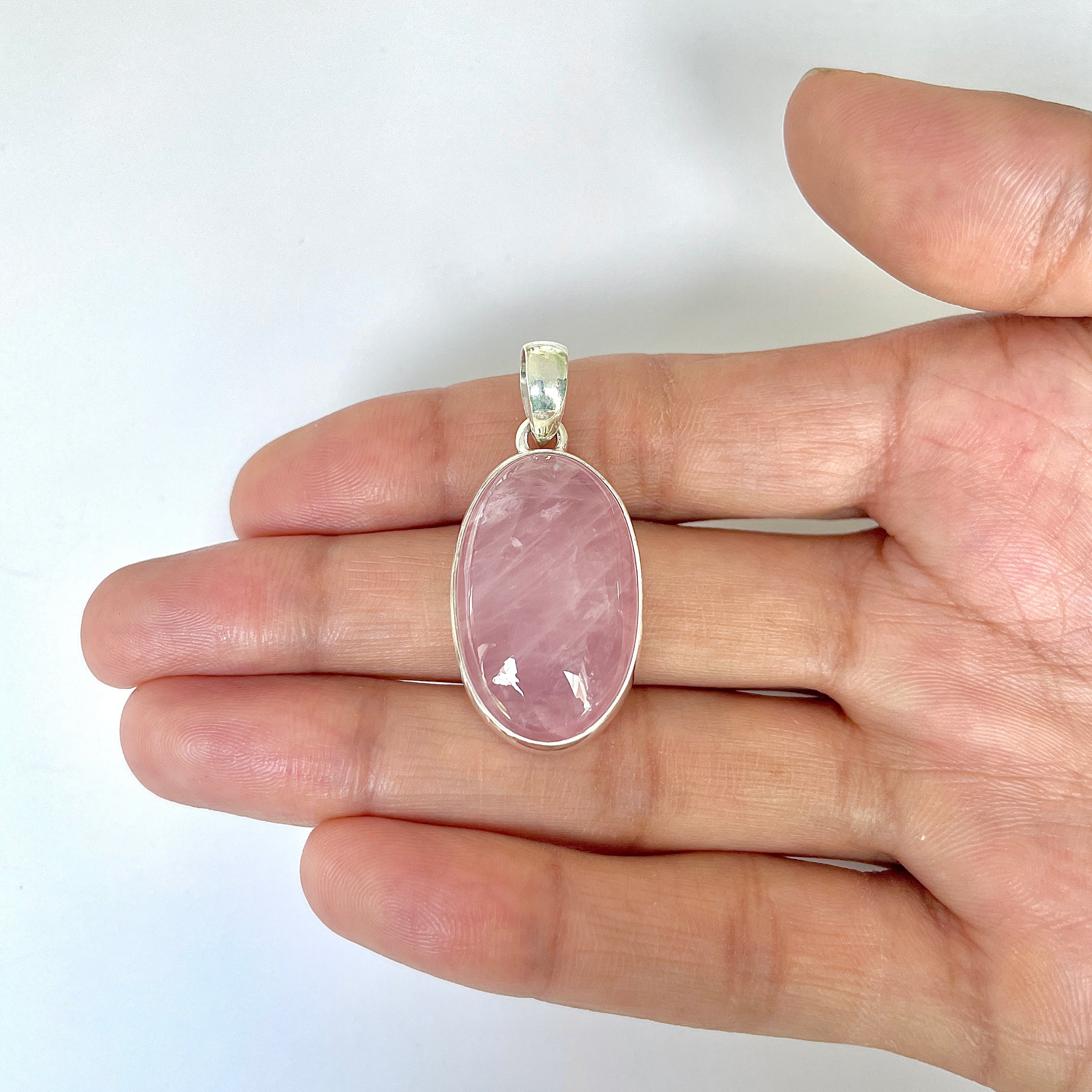 Rose Quartz Pendant-(RSQ-1-94)