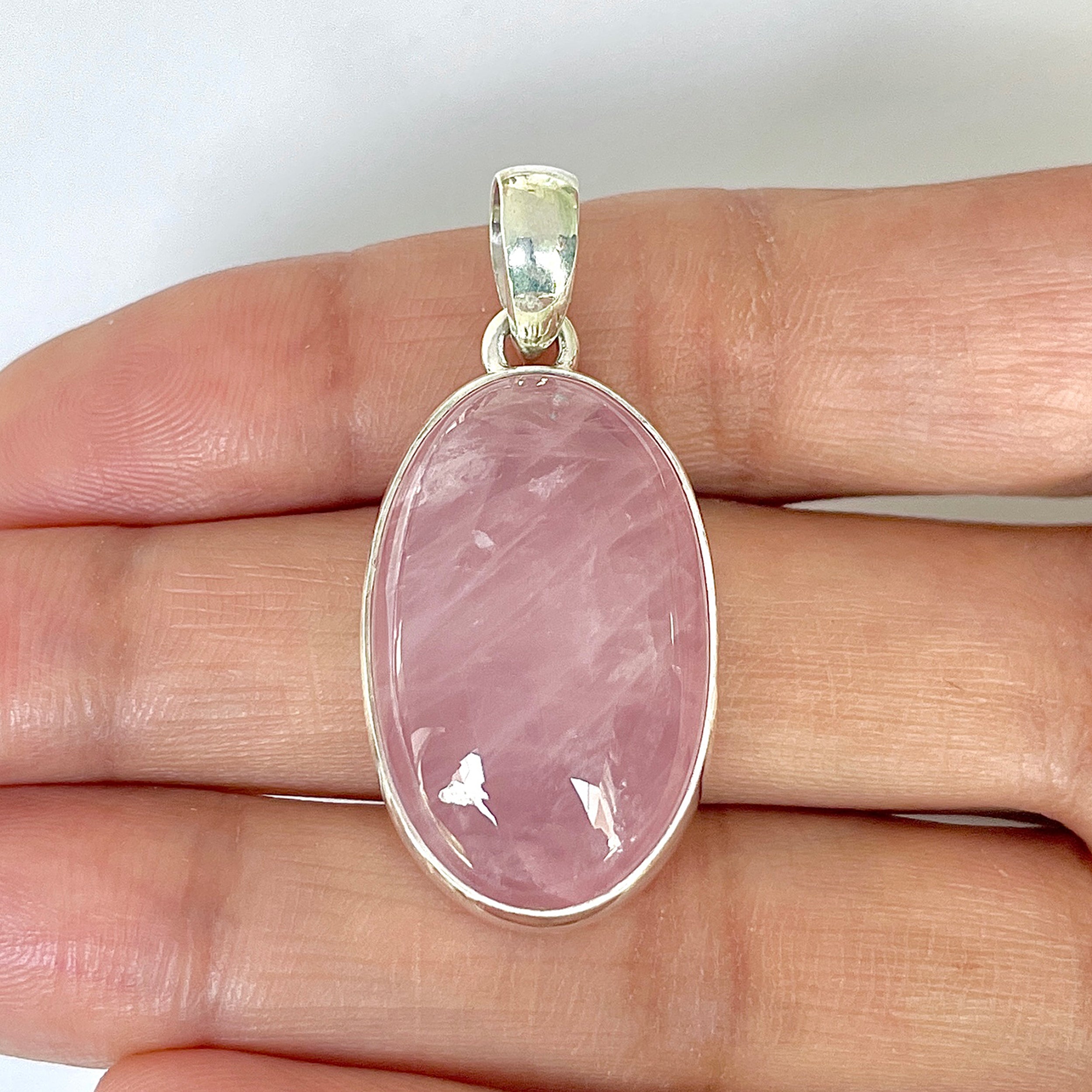Rose Quartz Pendant-(RSQ-1-94)