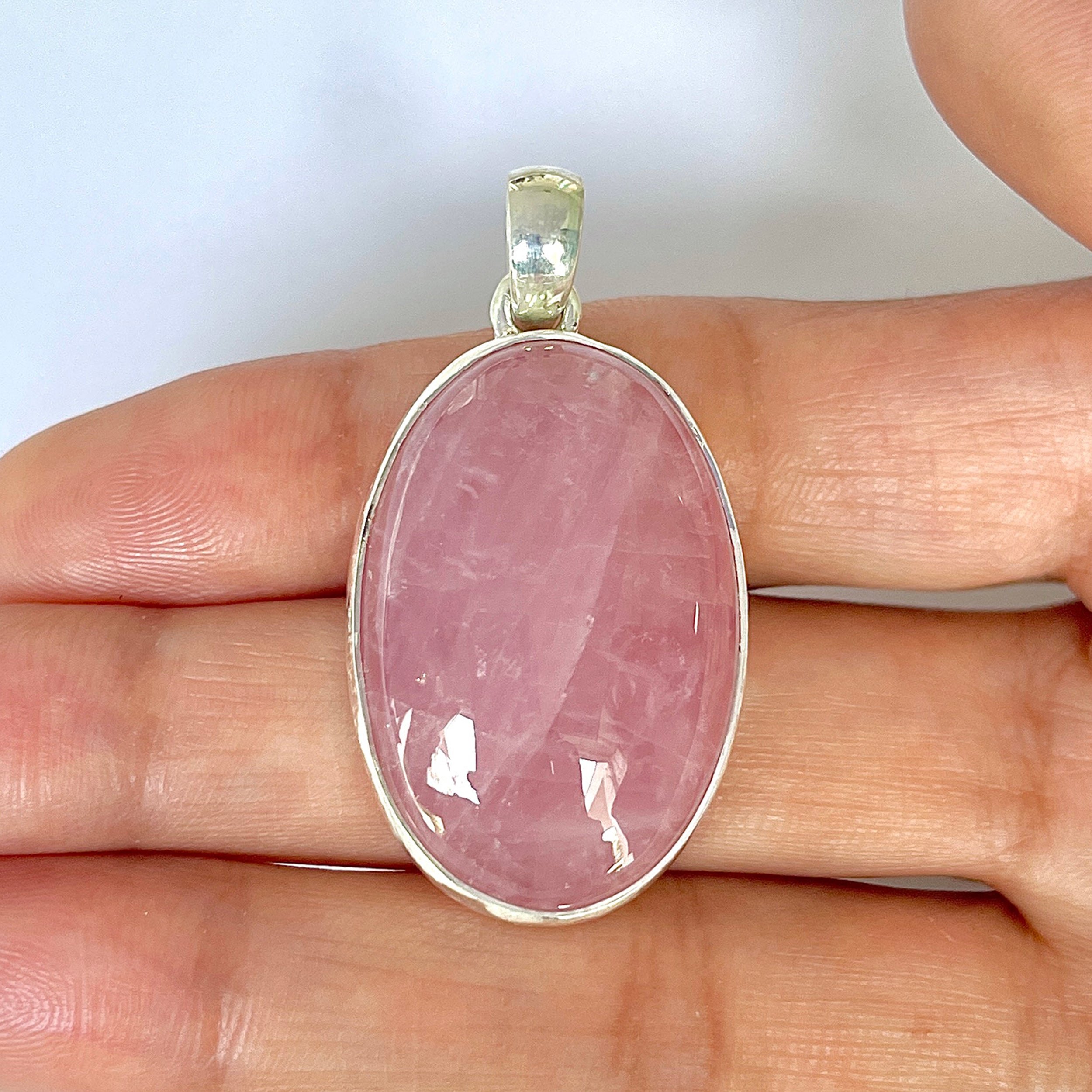 Rose Quartz Pendant-(RSQ-1-95)