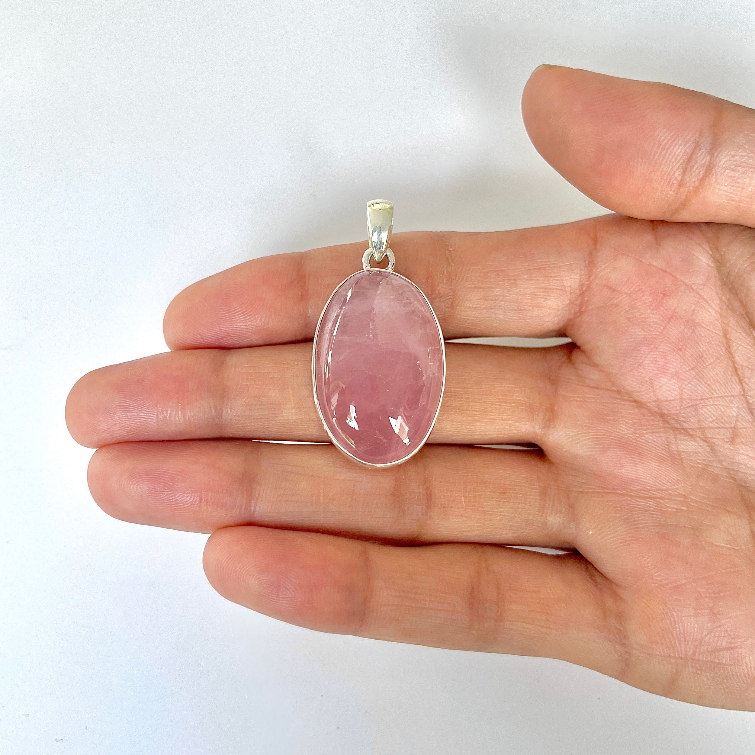 Rose Quartz Pendant-(RSQ-1-96)