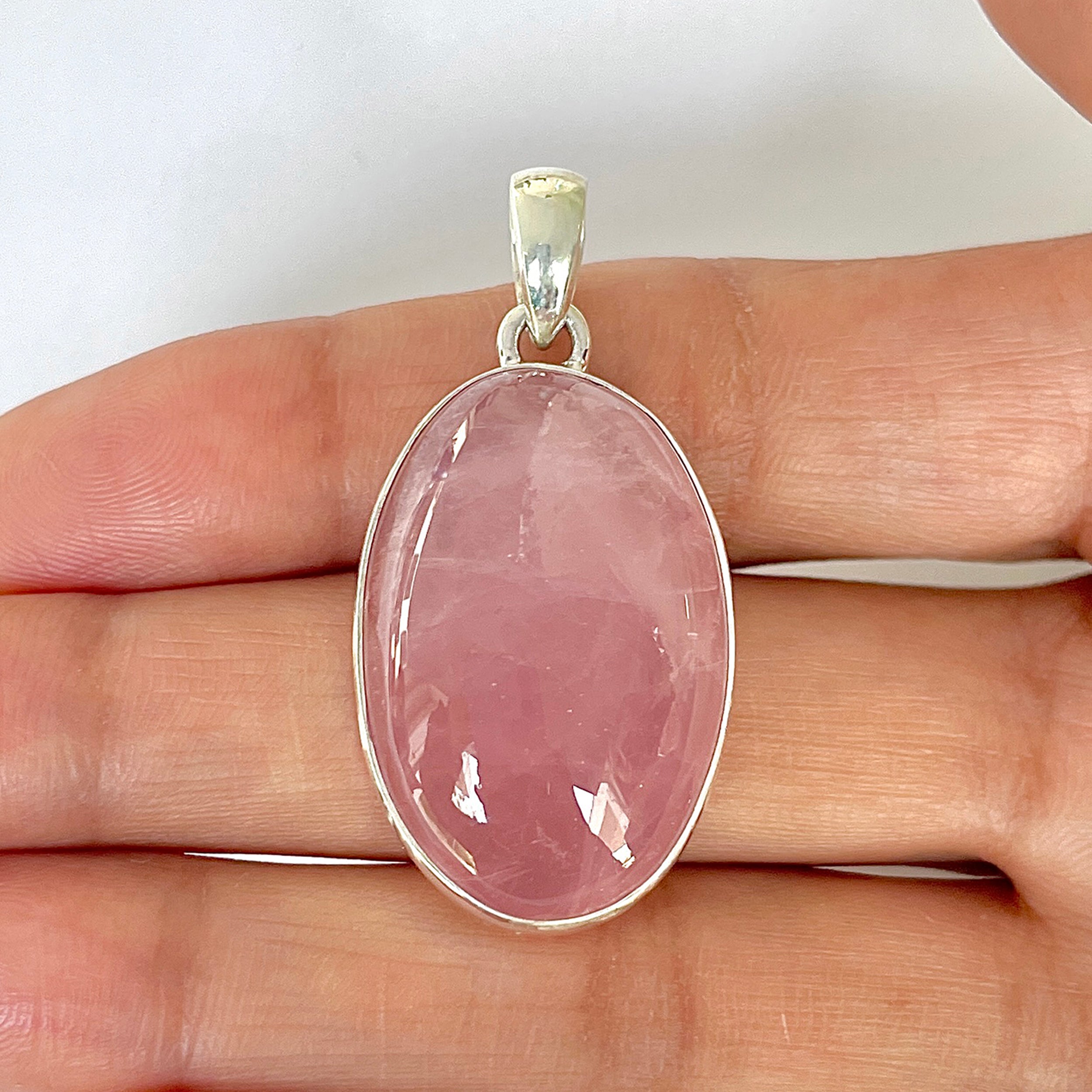 Rose Quartz Pendant-(RSQ-1-96)