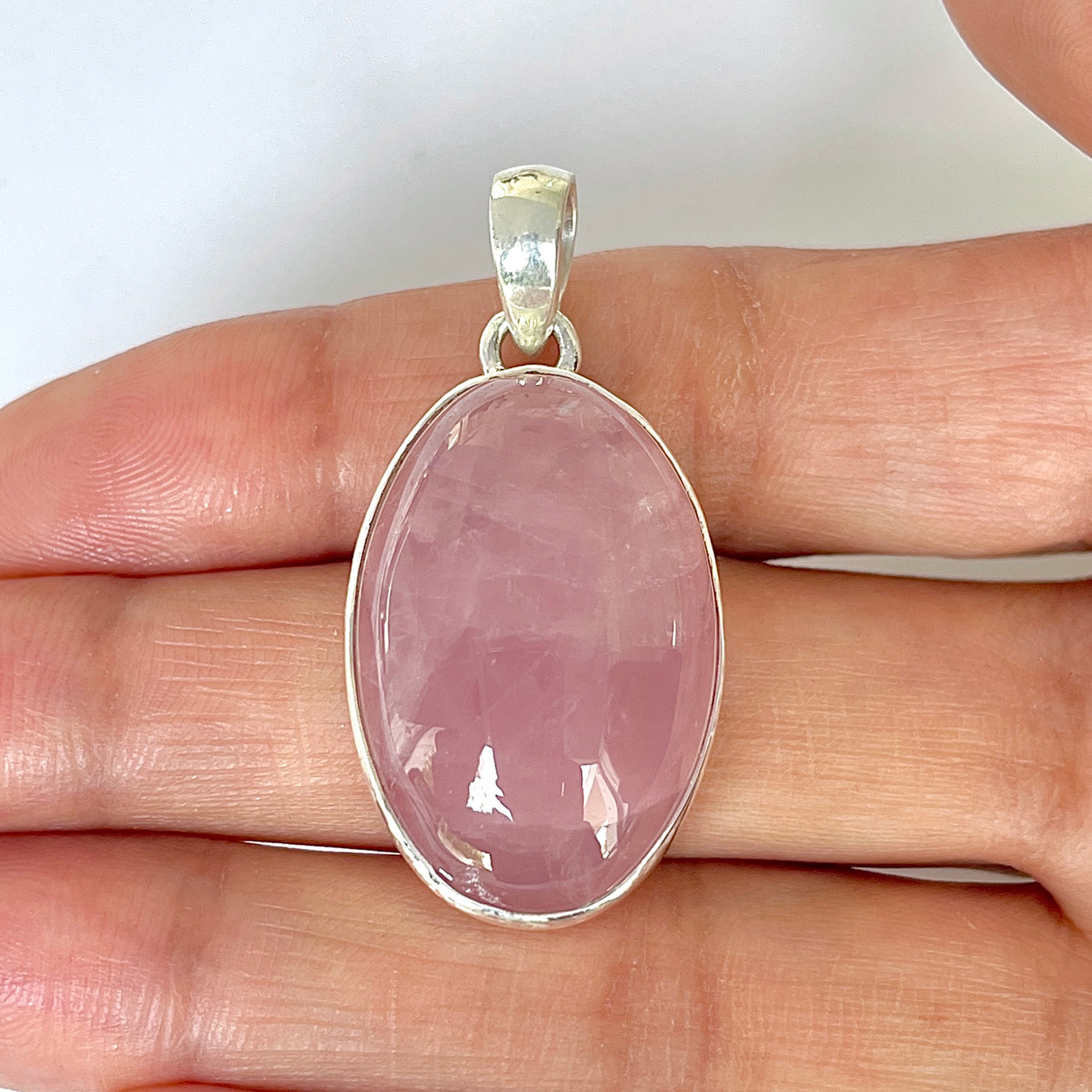 Rose Quartz Pendant-(RSQ-1-97)