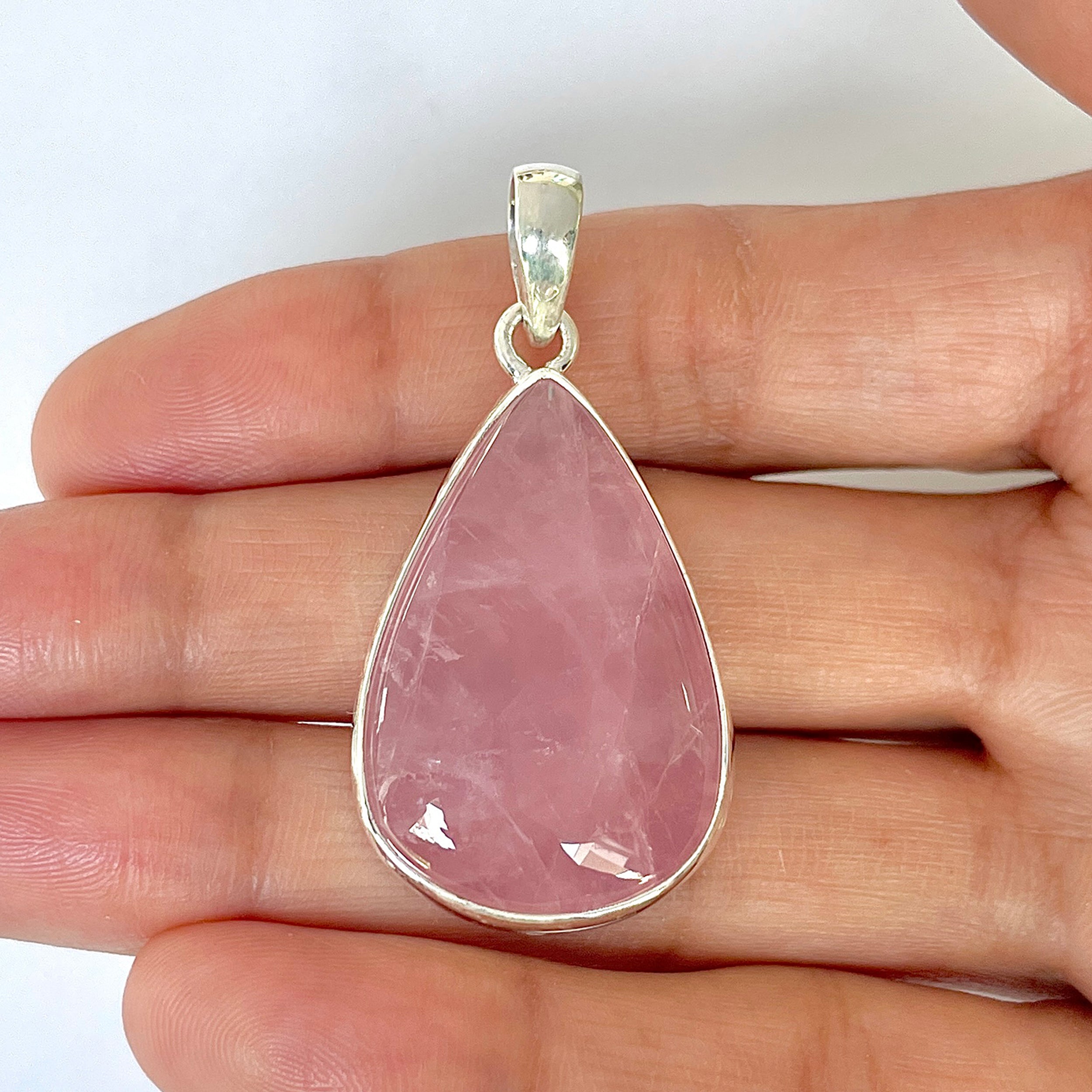 Rose Quartz Pendant-(RSQ-1-98)