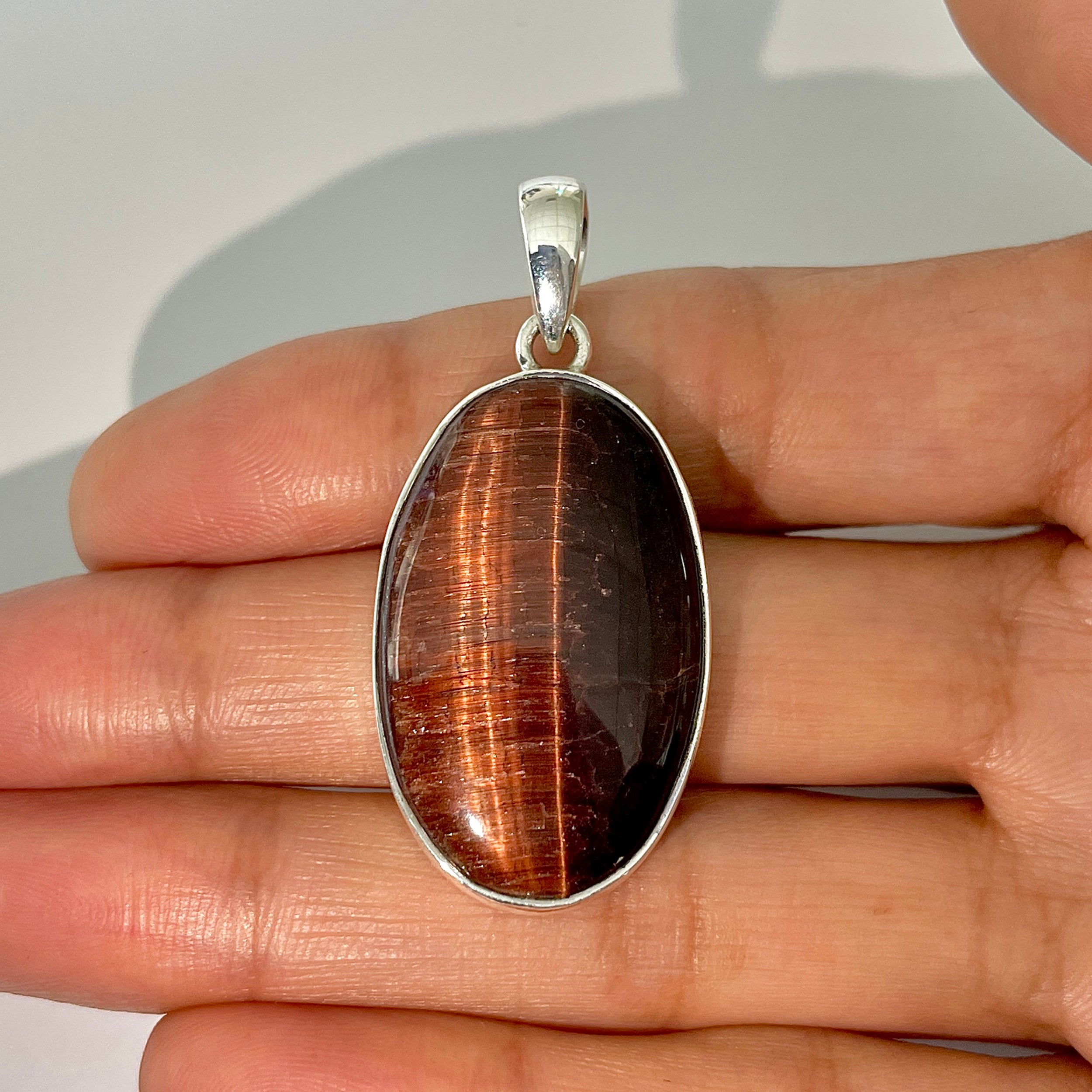 Red Tiger Eye Pendant-(RTE-1-11)