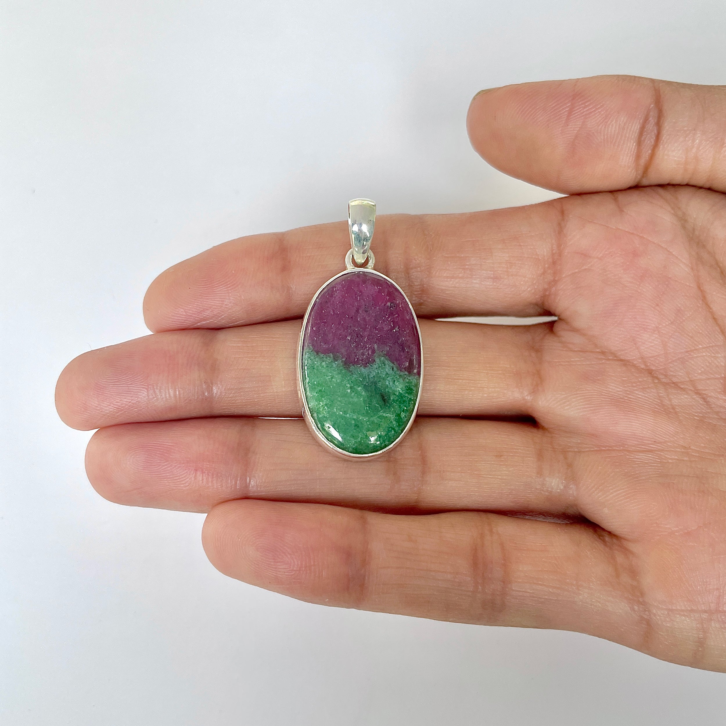 Ruby Zoisite Pendant-(RZS-1-10)
