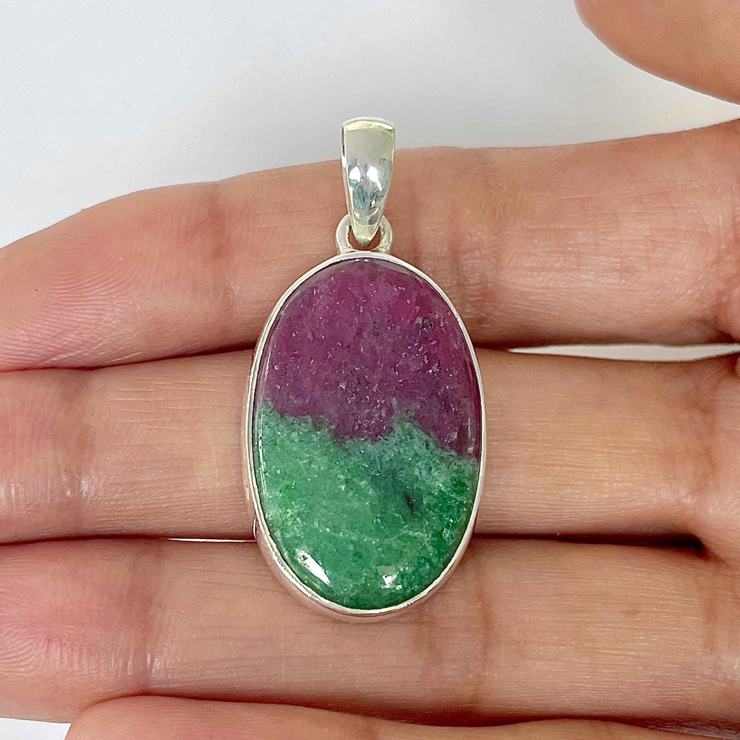 Ruby Zoisite Pendant-(RZS-1-10)