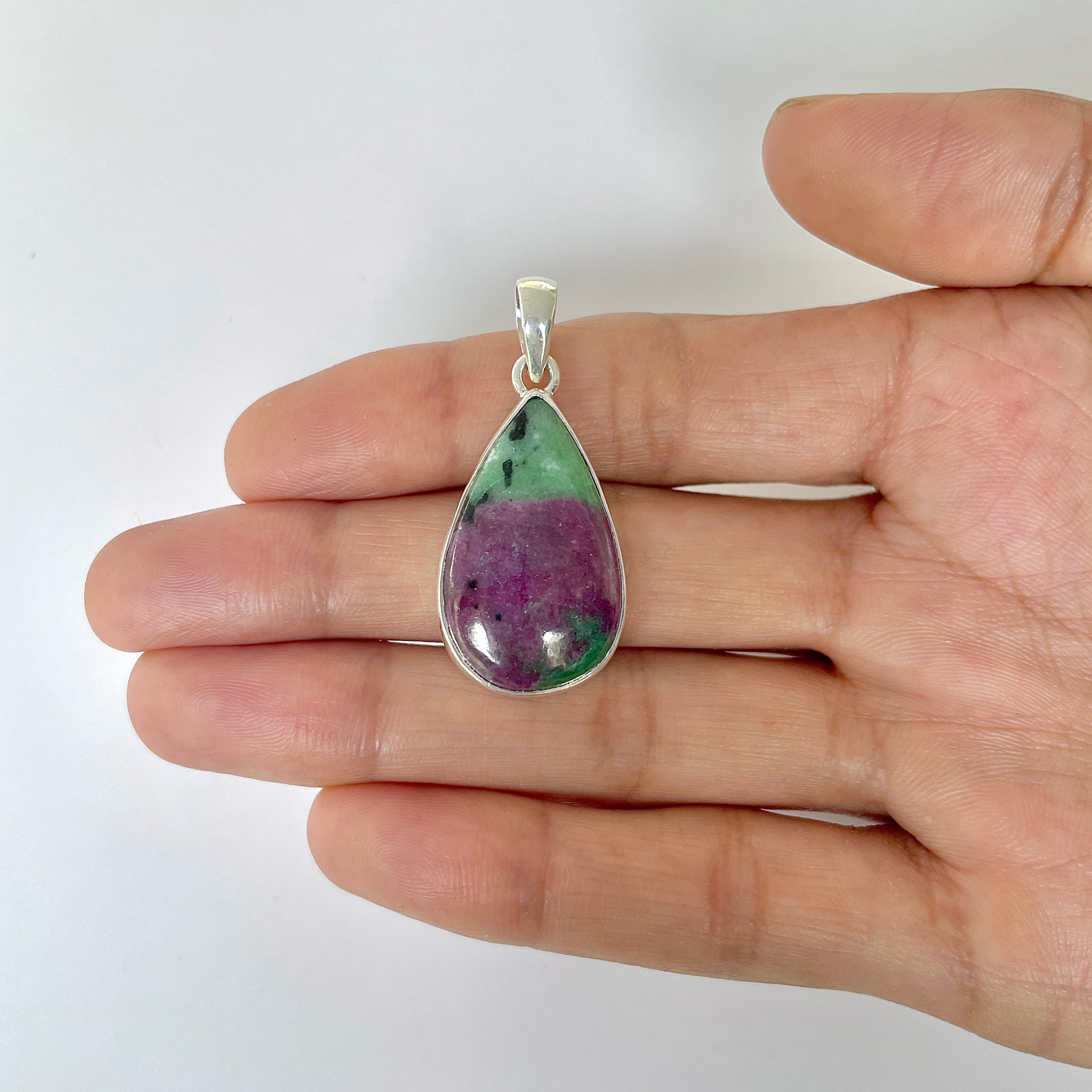 Ruby Zoisite Pendant-(RZS-1-14)
