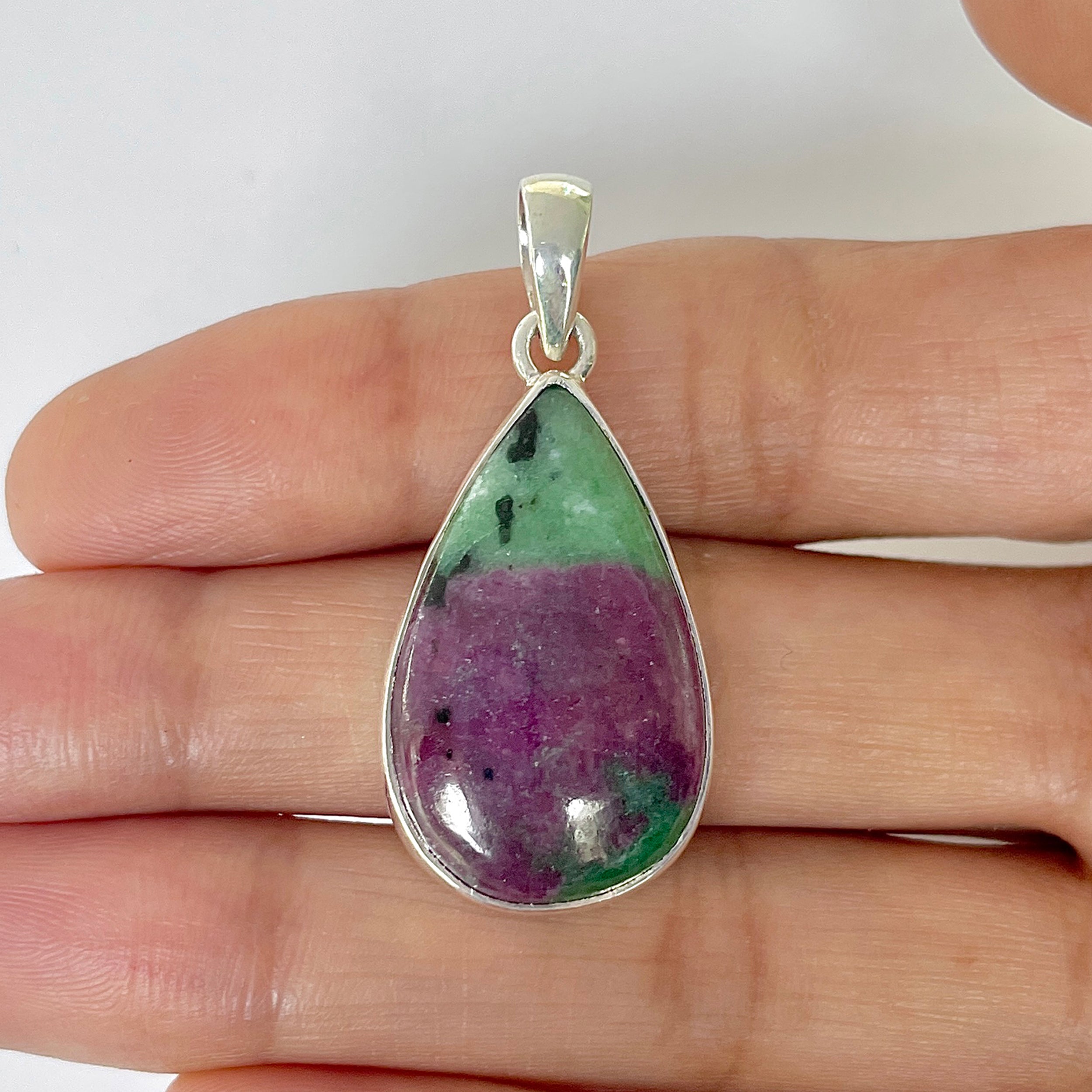 Ruby Zoisite Pendant-(RZS-1-14)