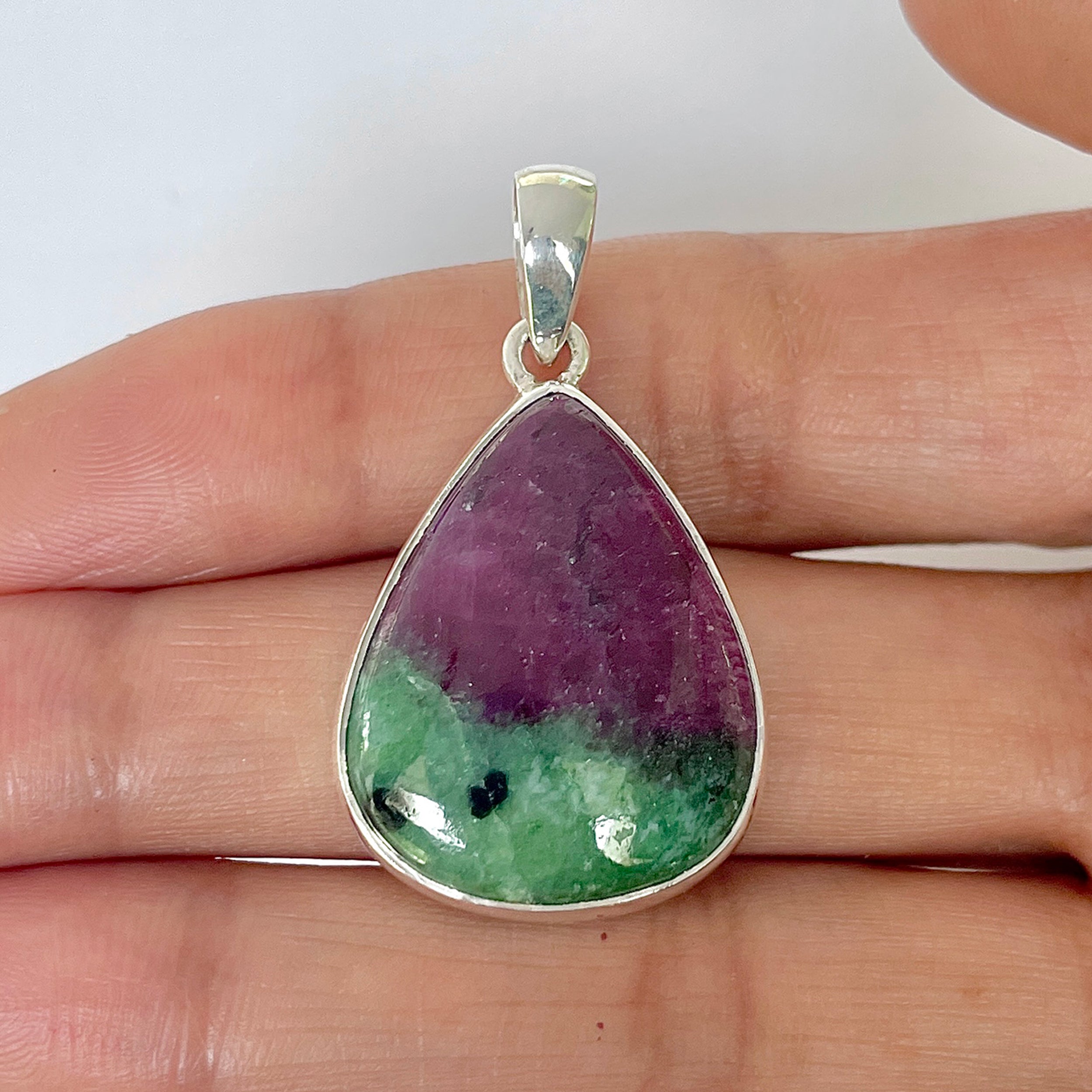 Ruby Zoisite Pendant-(RZS-1-15)