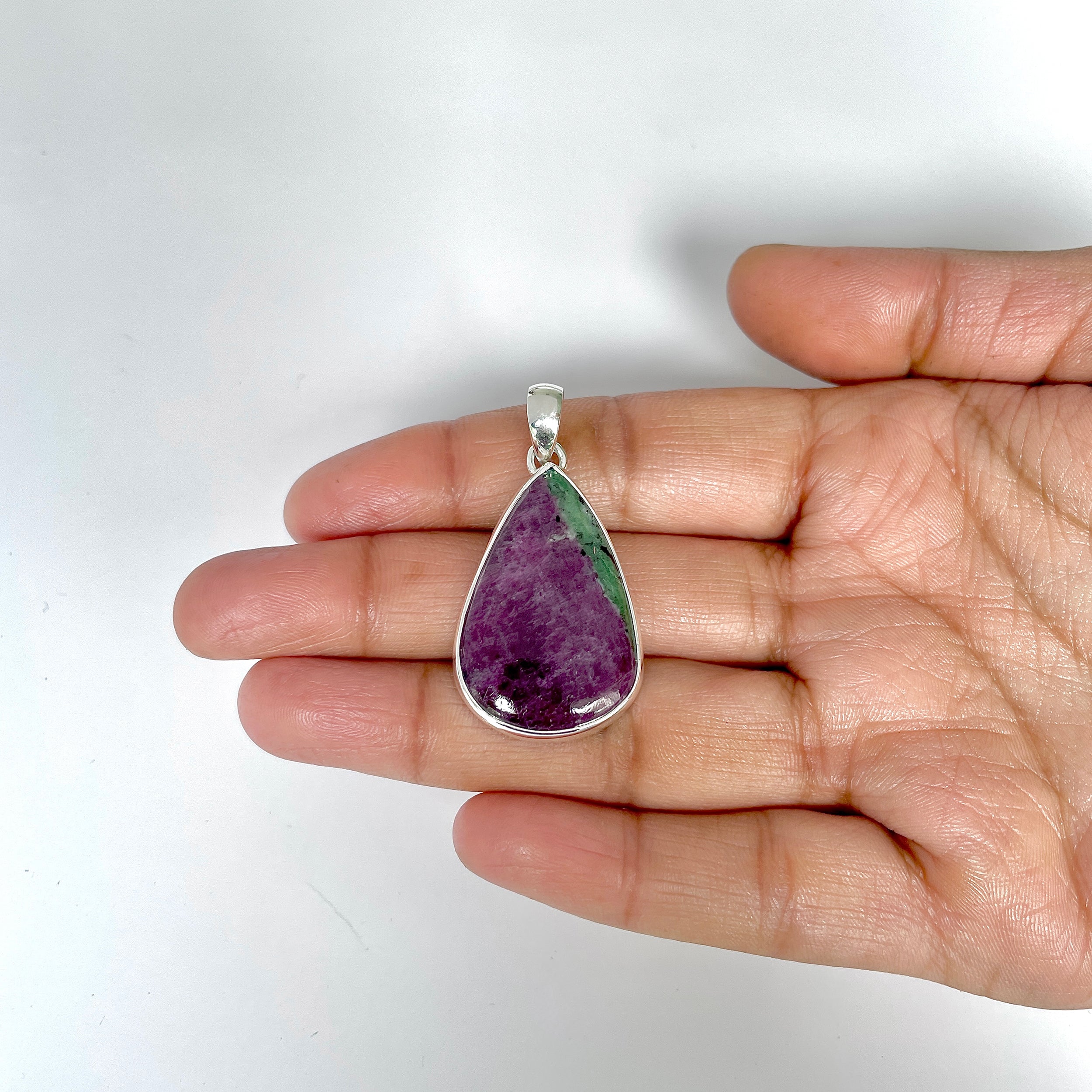 Ruby Zoisite Pendant-(RZS-1-16)