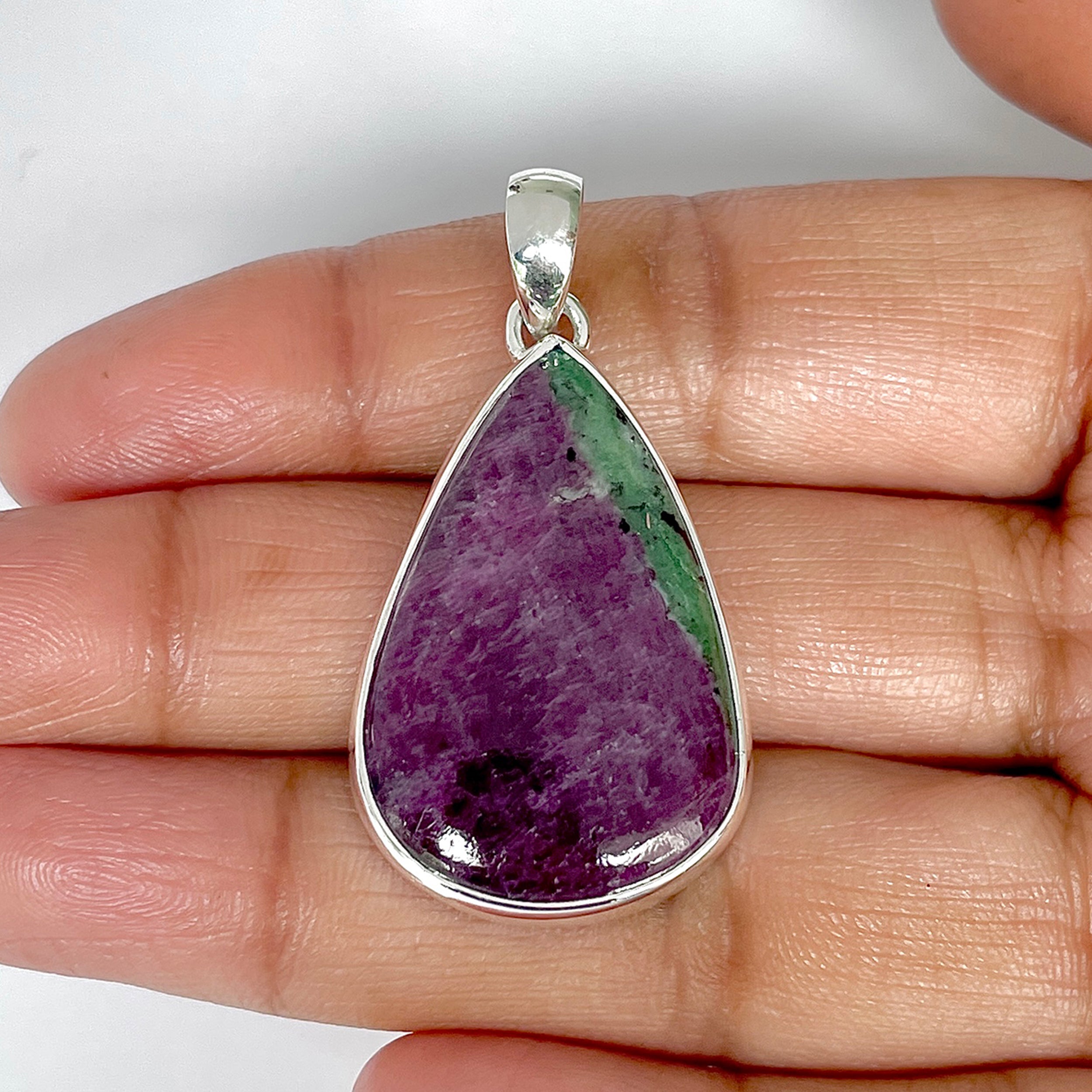 Ruby Zoisite Pendant-(RZS-1-16)