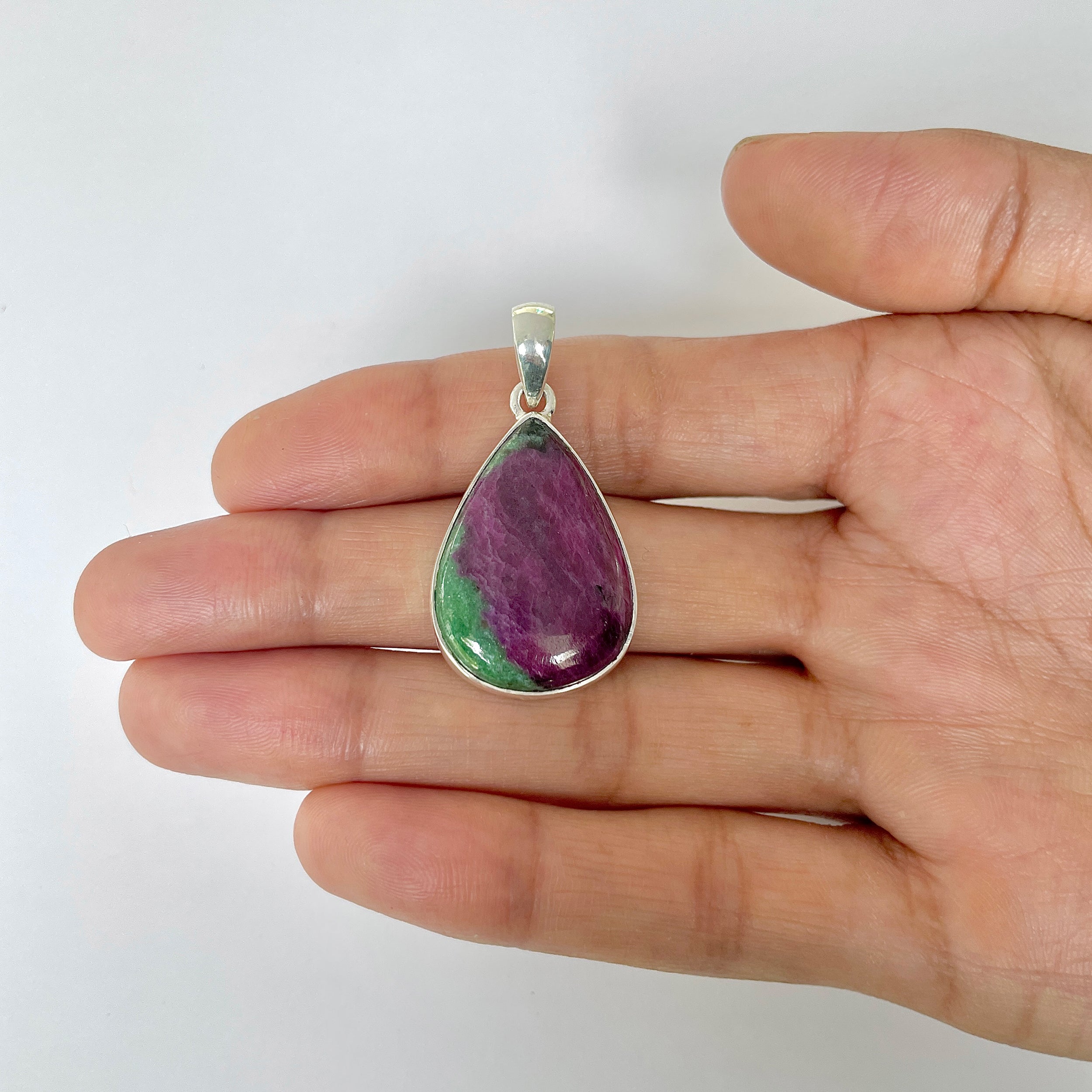 Ruby Zoisite Pendant-(RZS-1-18)