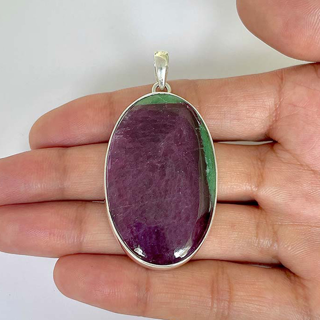 Ruby Zoisite Pendant-(RZS-1-21)