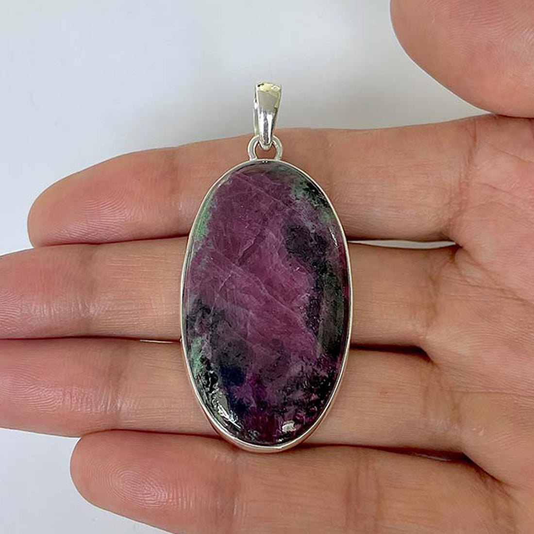 Ruby Zoisite Pendant-(RZS-1-22)