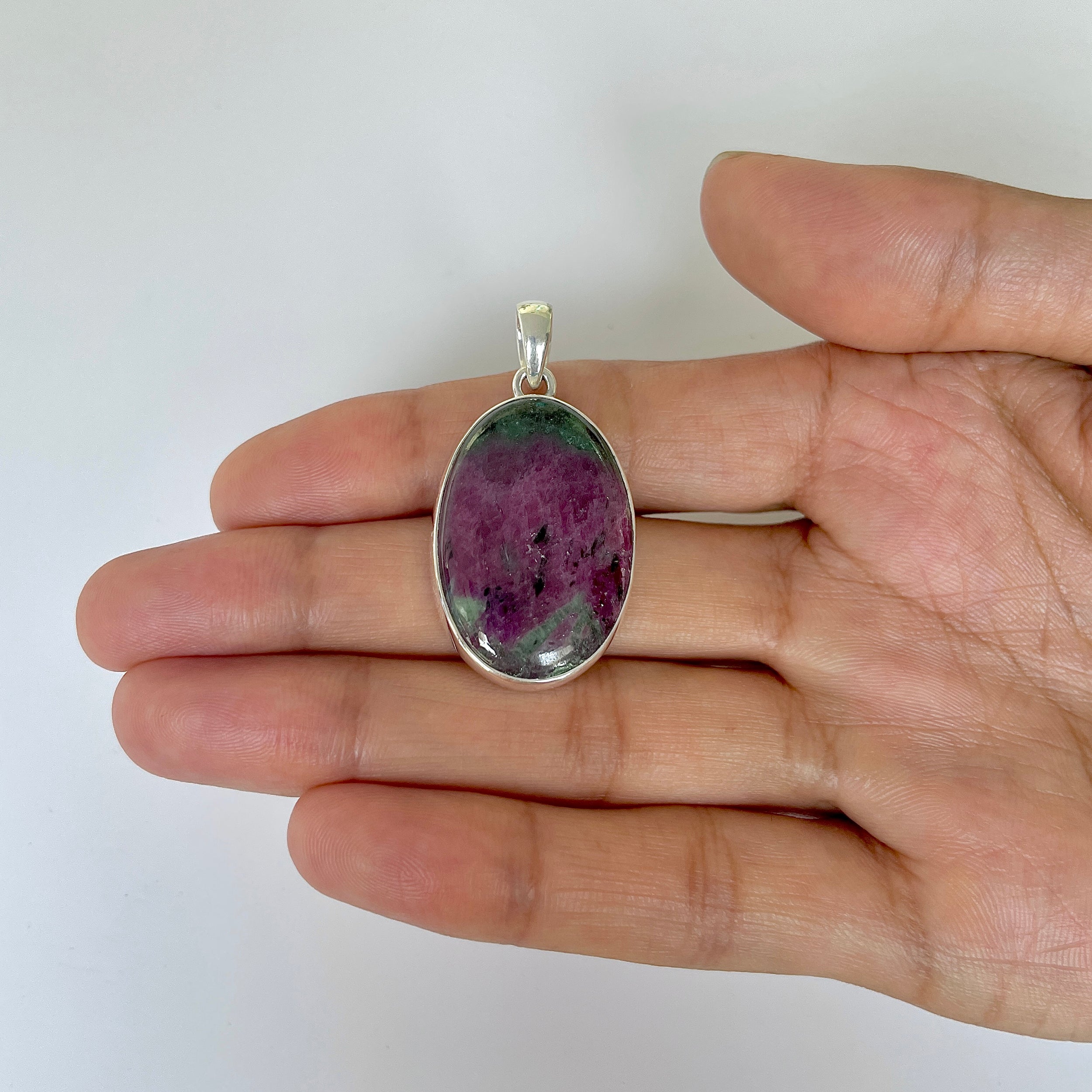 Ruby Zoisite Pendant-(RZS-1-24)