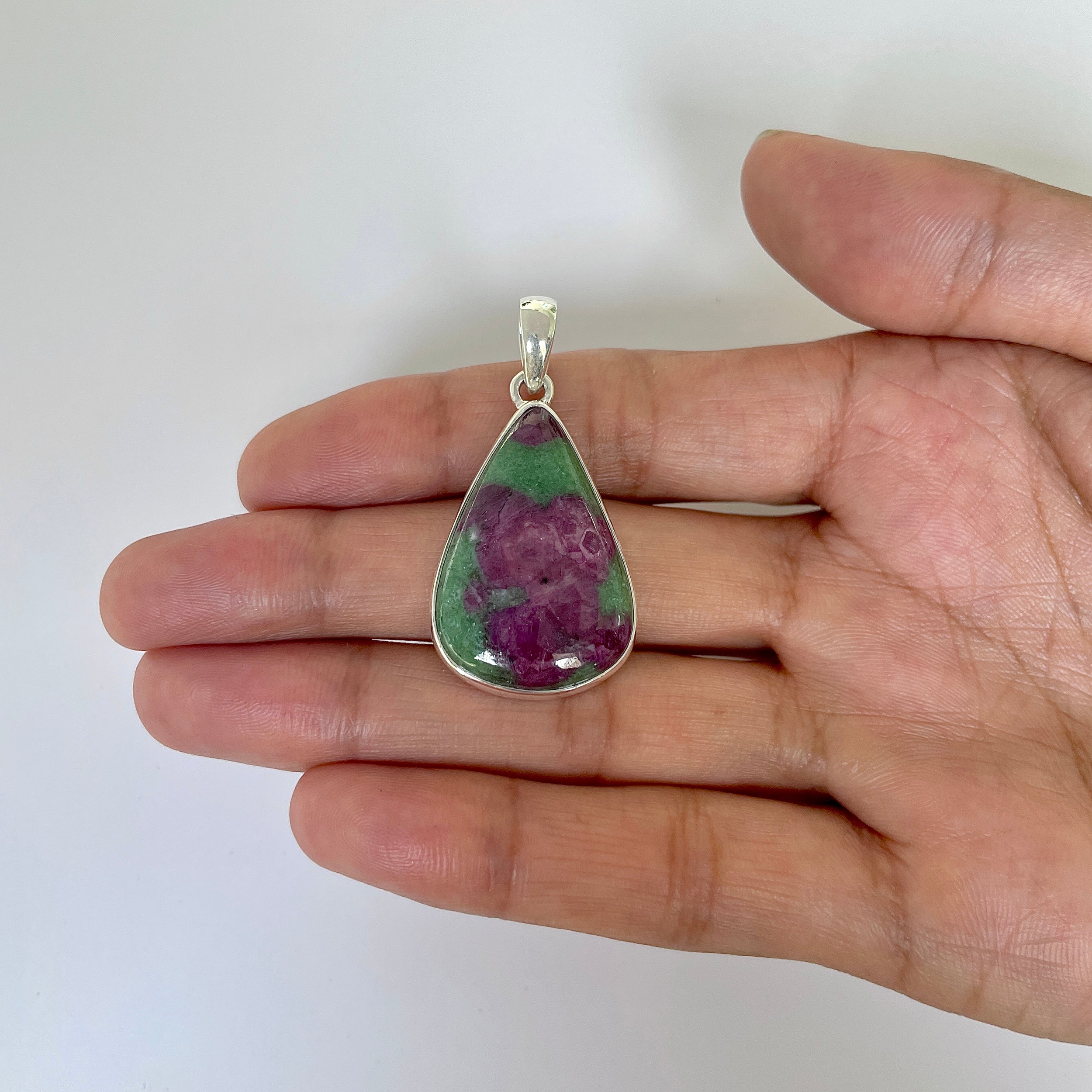 Ruby Zoisite Pendant-(RZS-1-27)
