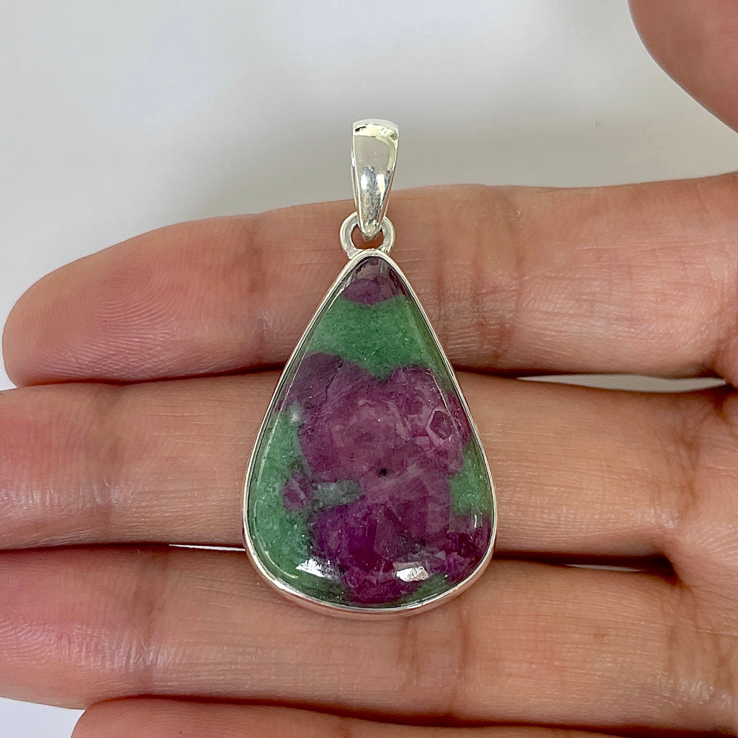 Ruby Zoisite Pendant-(RZS-1-27)