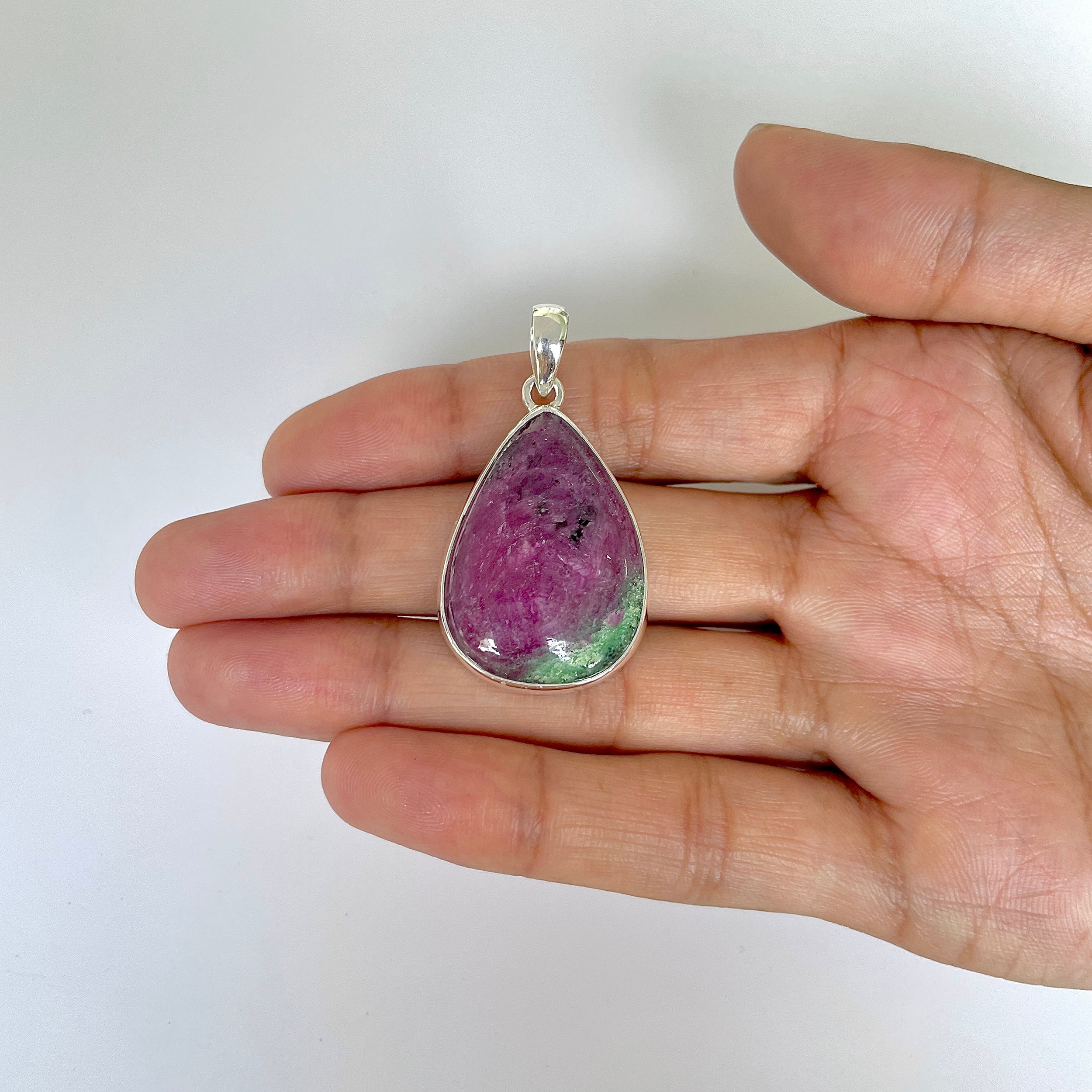 Ruby Zoisite Pendant-(RZS-1-28)