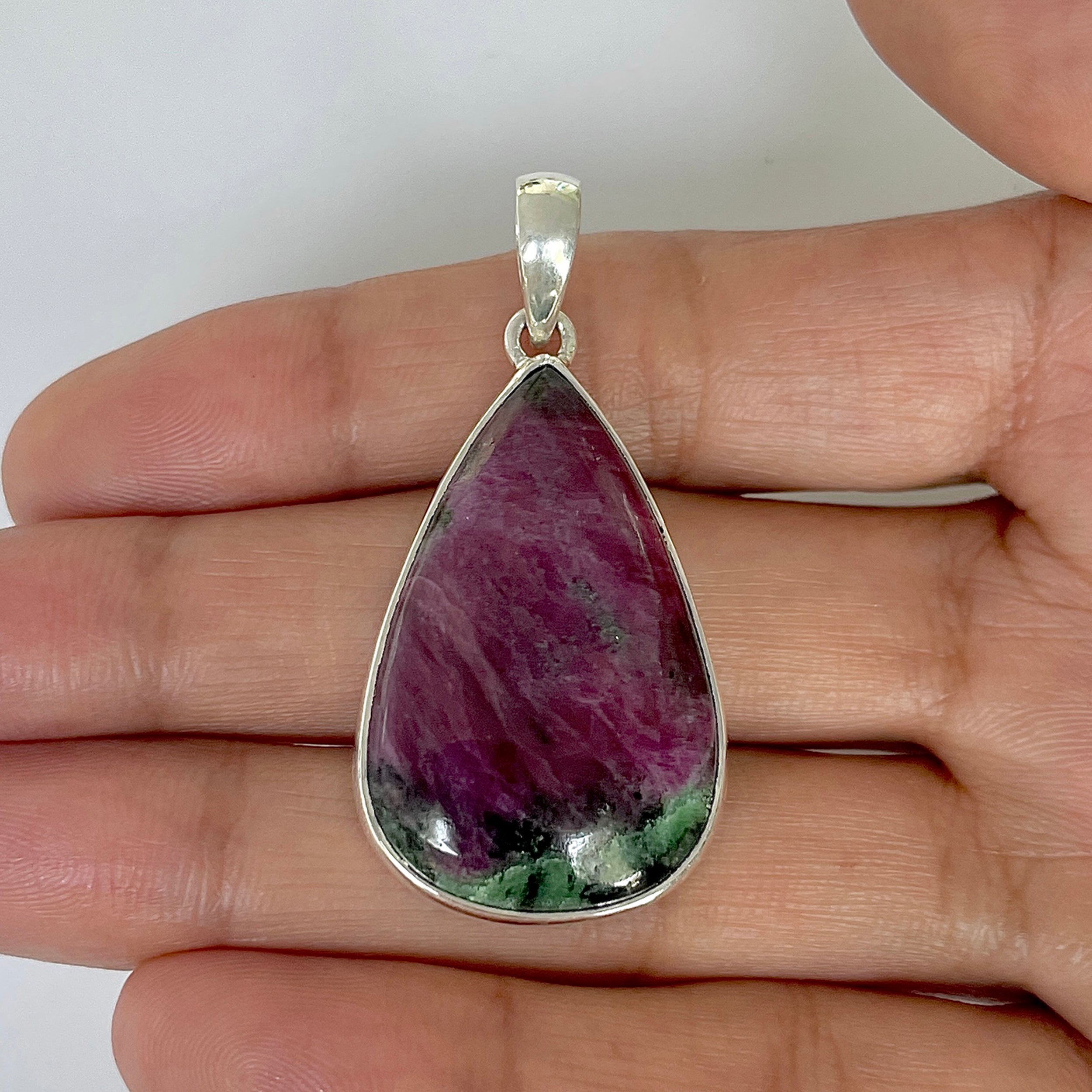 Ruby Zoisite Pendant-(RZS-1-29)