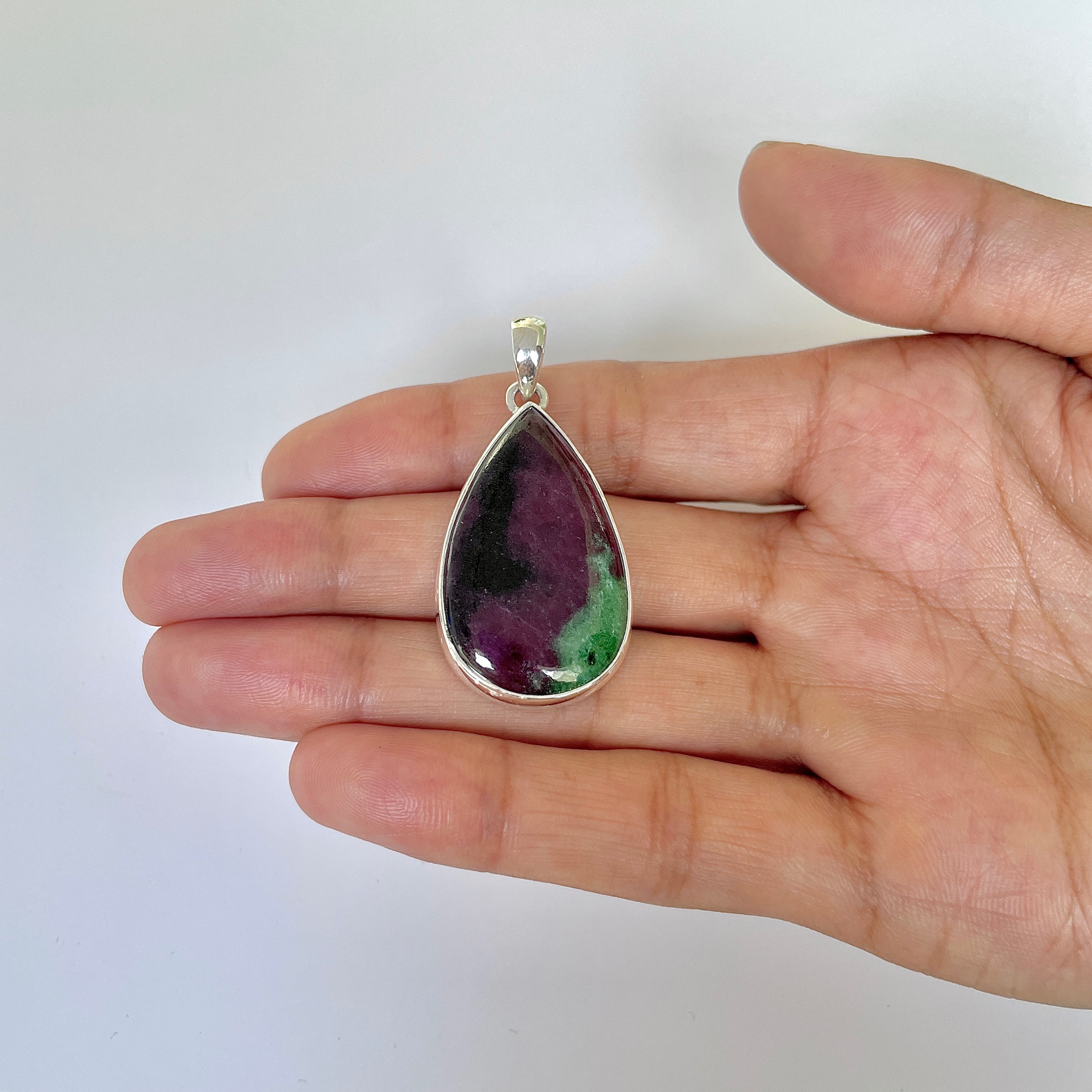 Ruby Zoisite Pendant-(RZS-1-33)