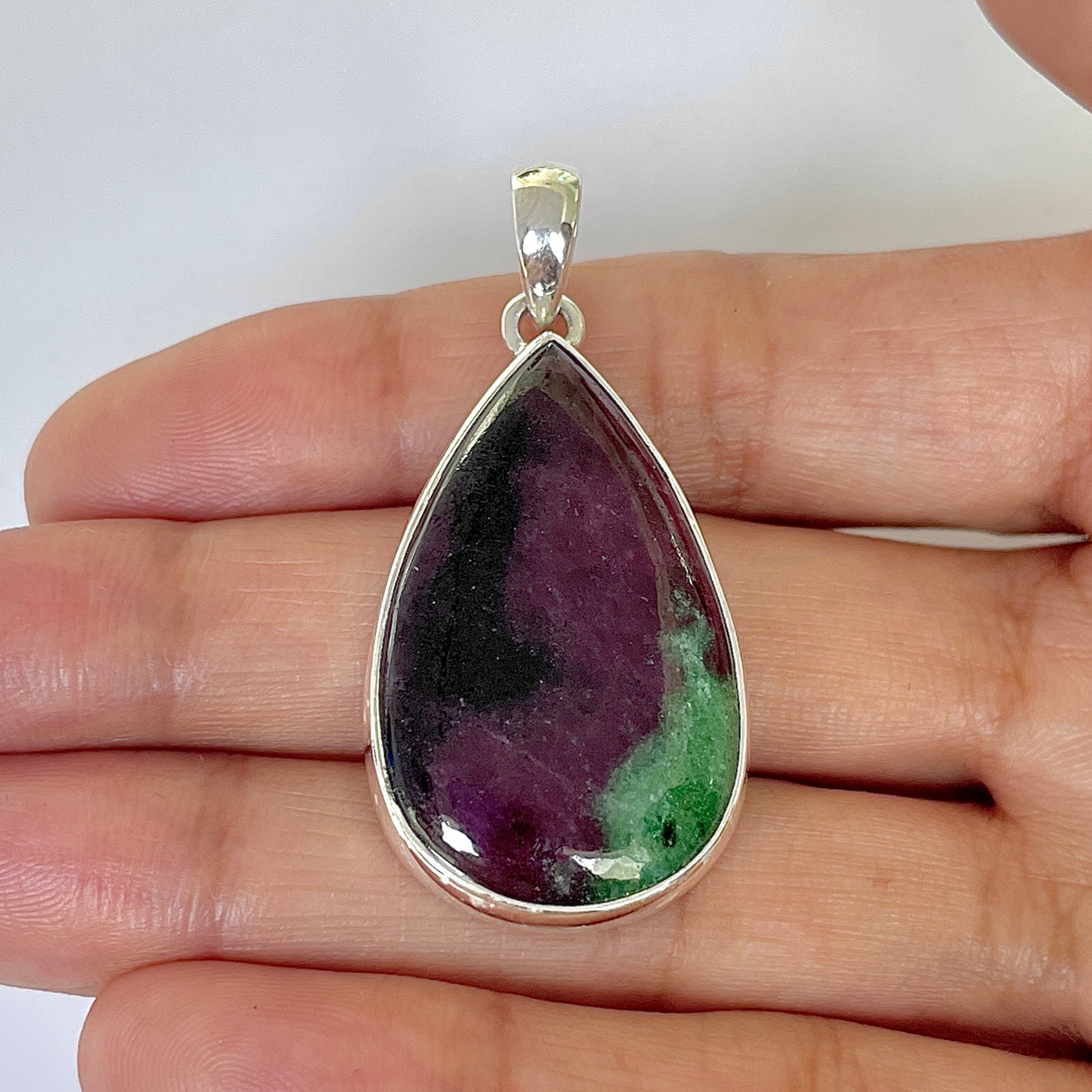 Ruby Zoisite Pendant-(RZS-1-33)