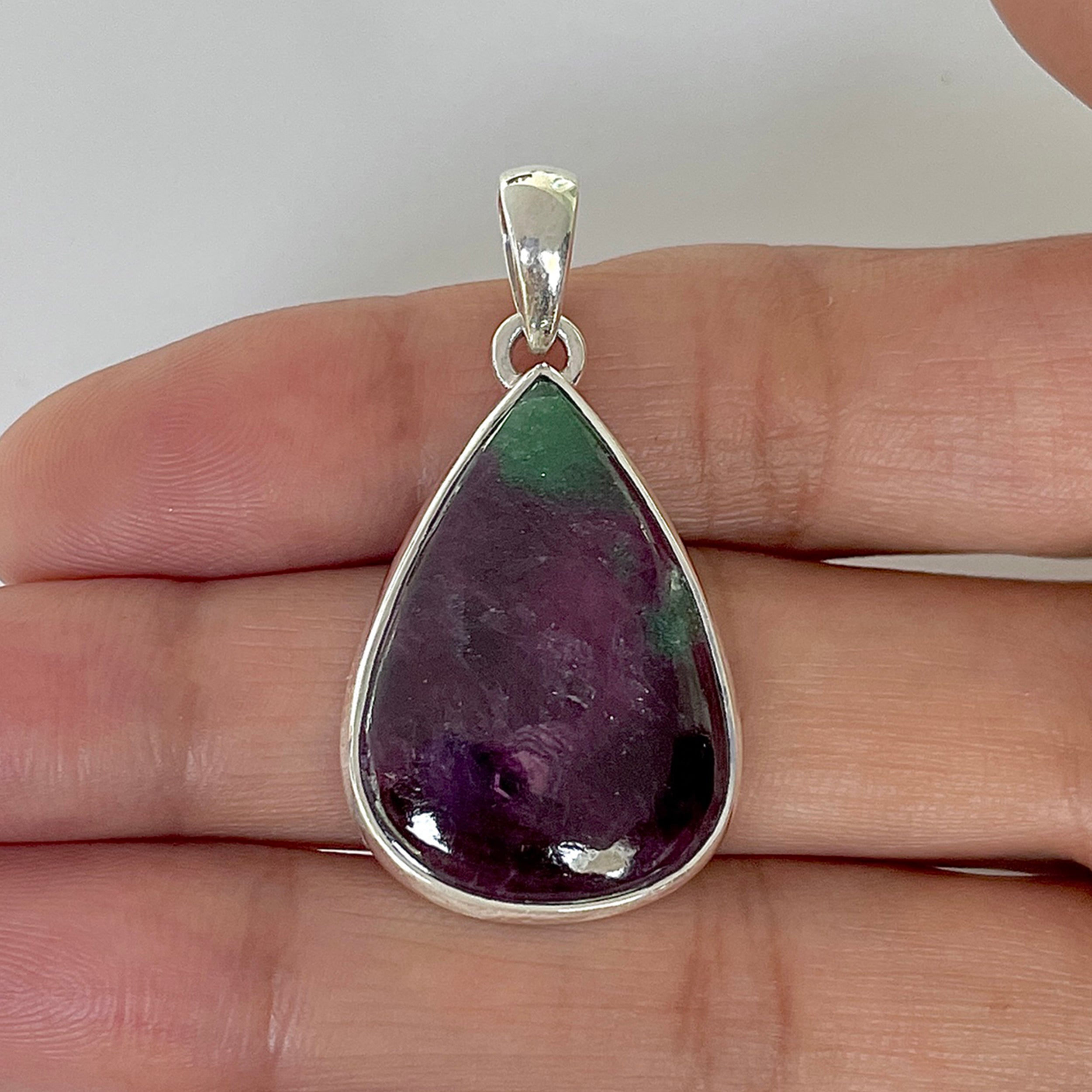 Ruby Zoisite Pendant-(RZS-1-38)