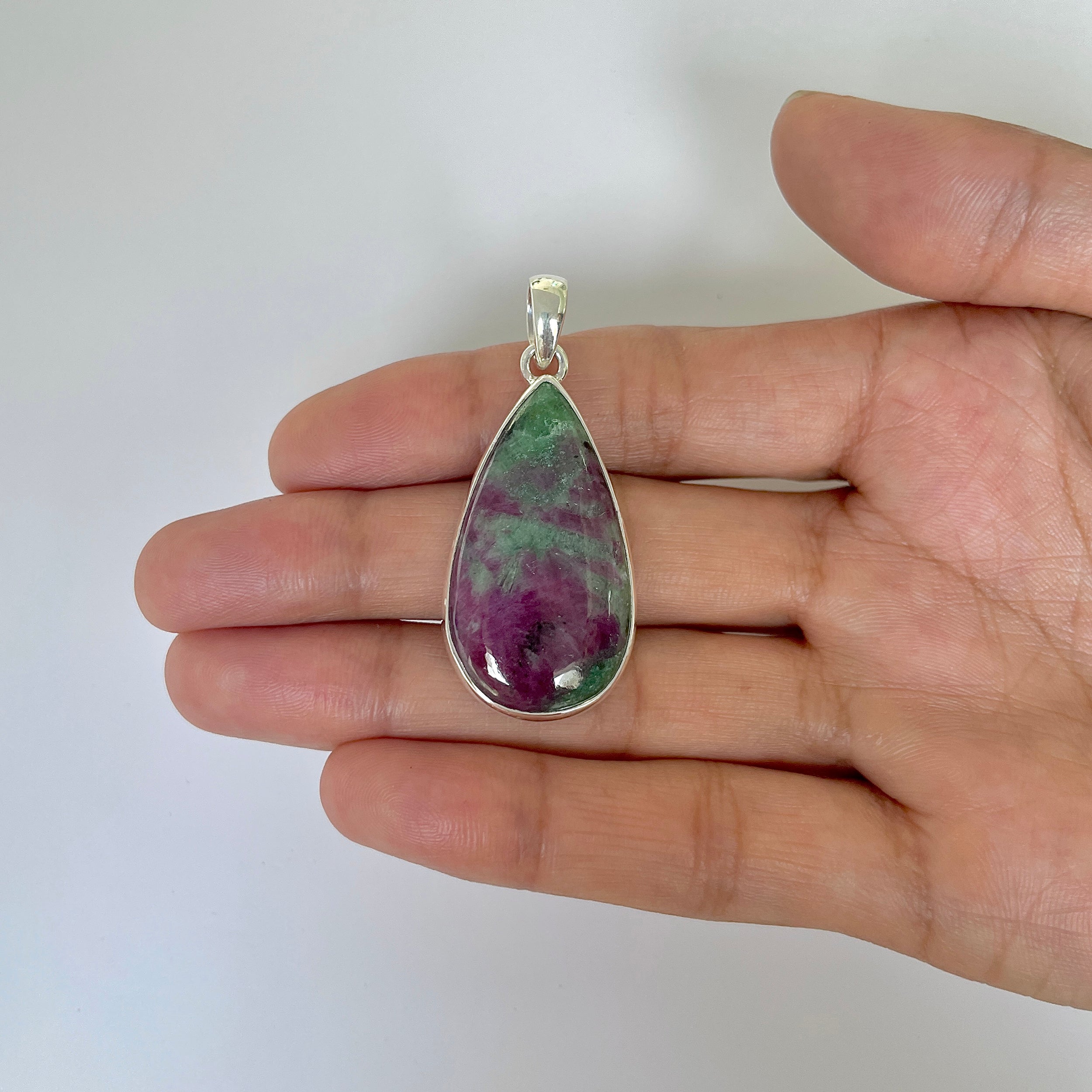 Ruby Zoisite Pendant-(RZS-1-40)