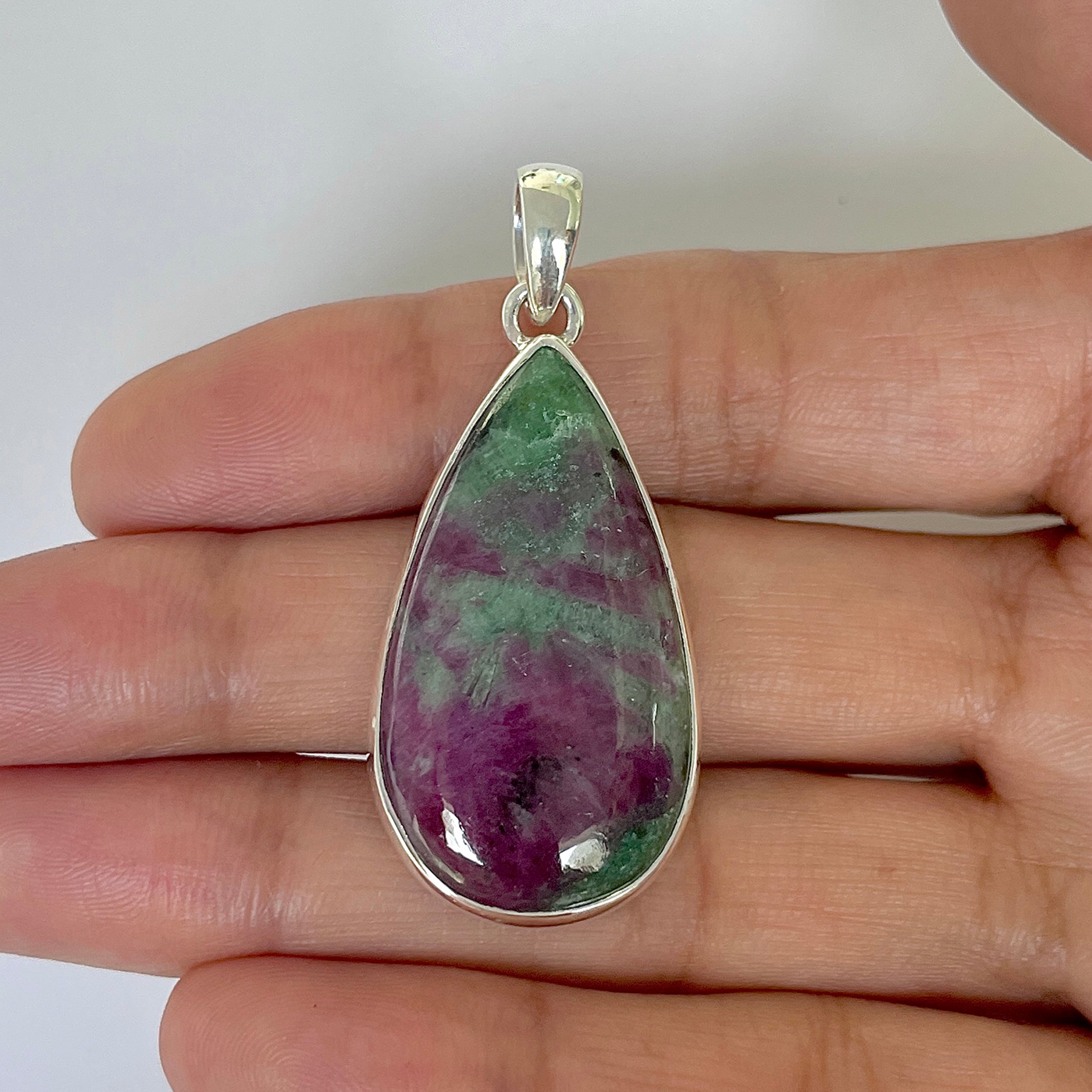Ruby Zoisite Pendant-(RZS-1-40)