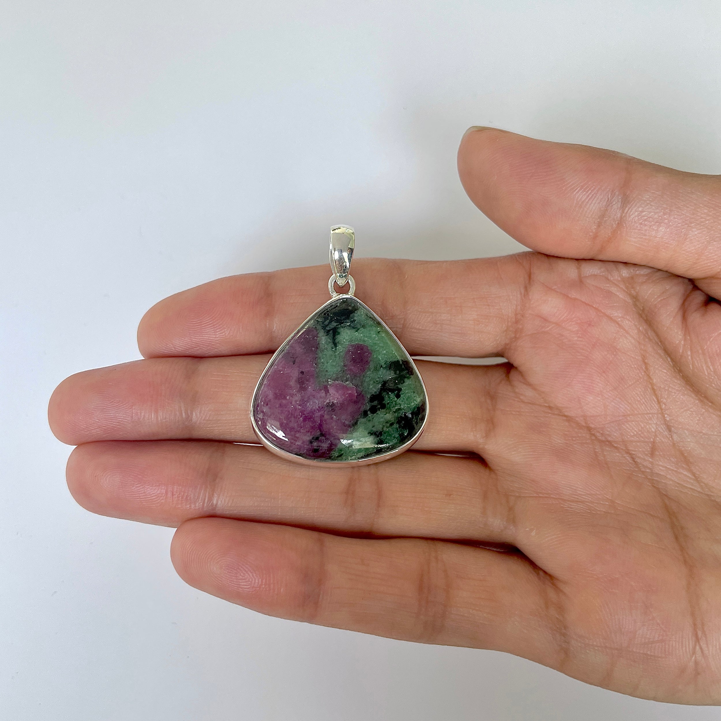 Ruby Zoisite Pendant-(RZS-1-42)