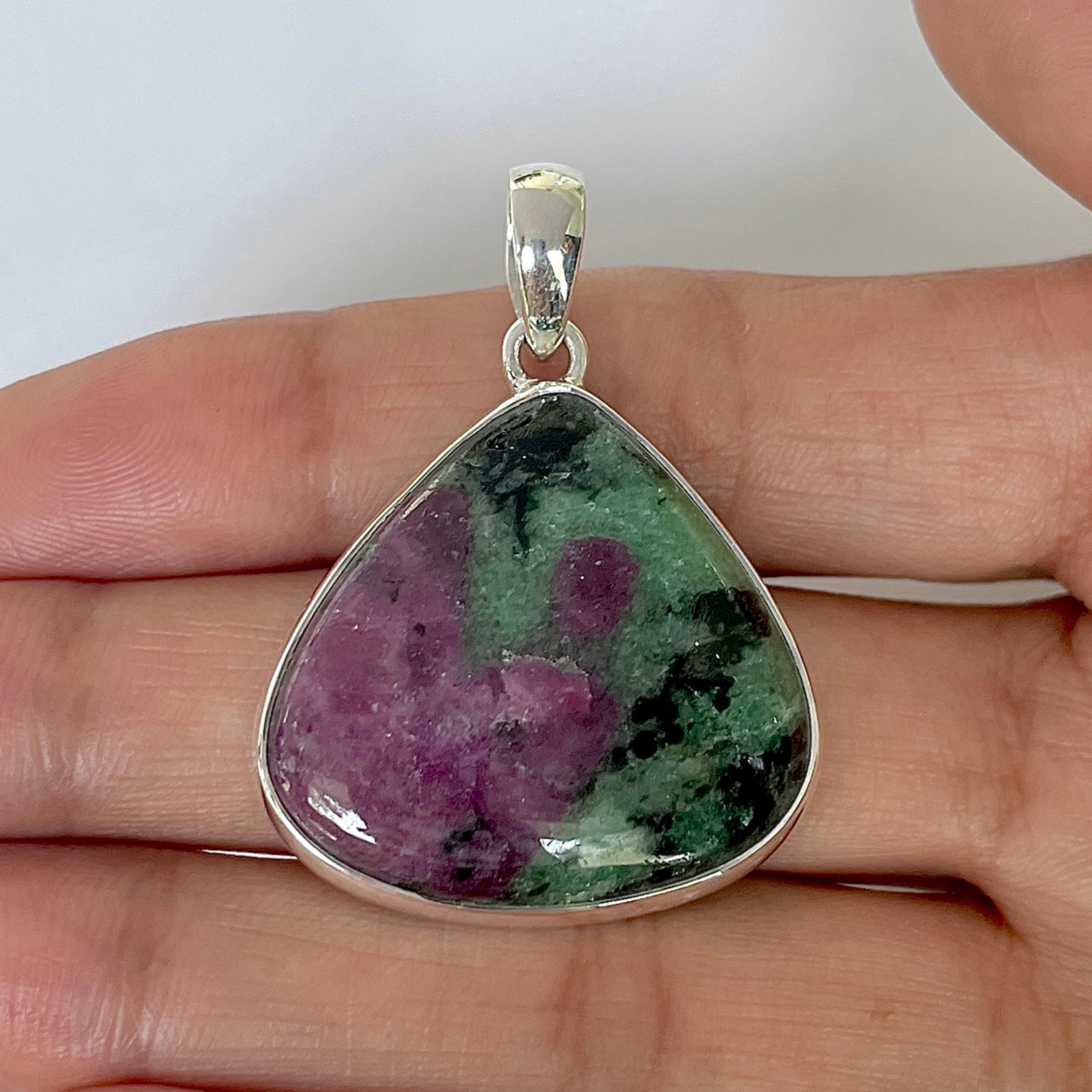 Ruby Zoisite Pendant-(RZS-1-42)