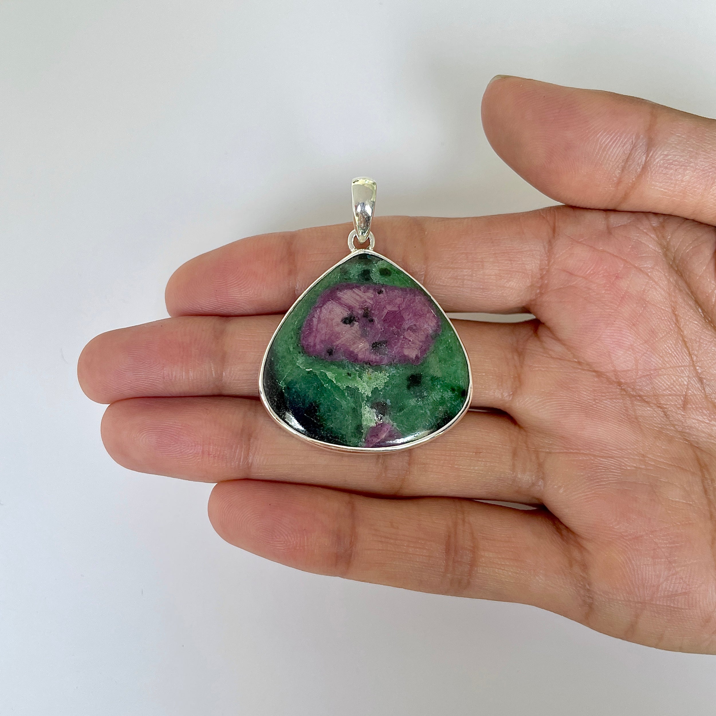 Ruby Zoisite Pendant-(RZS-1-43)