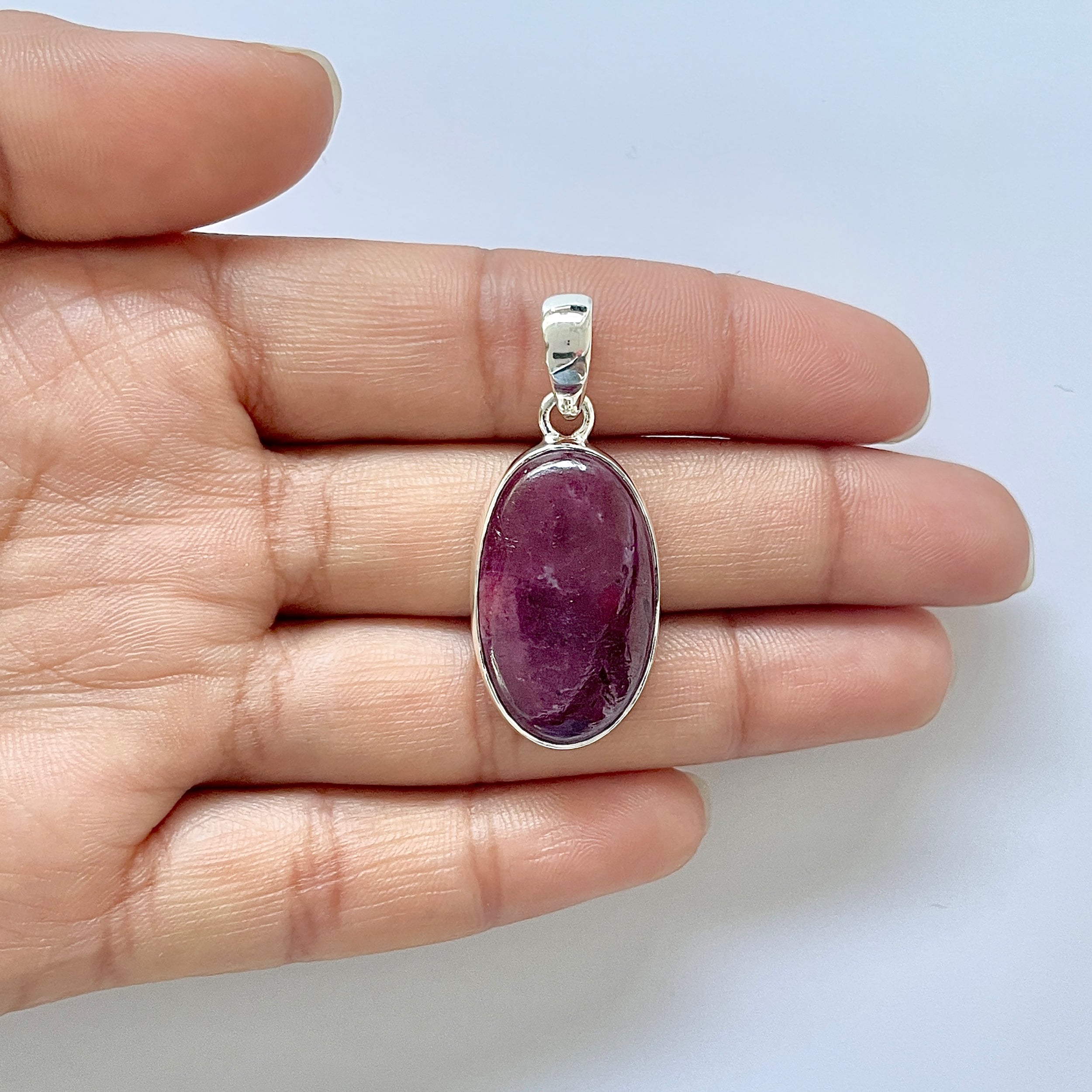 Ruby Zoisite Pendant-(RZS-1-46)